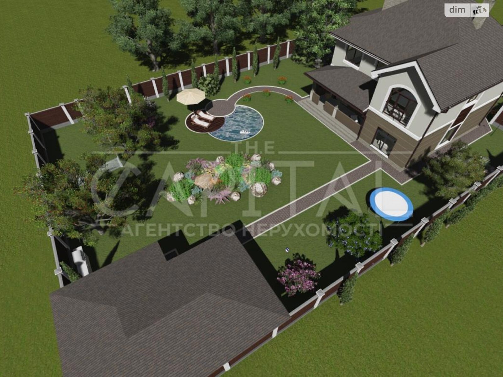 двоповерховий будинок з гаражем, 300 кв. м, цегла. Продаж у Горбовичах фото 1