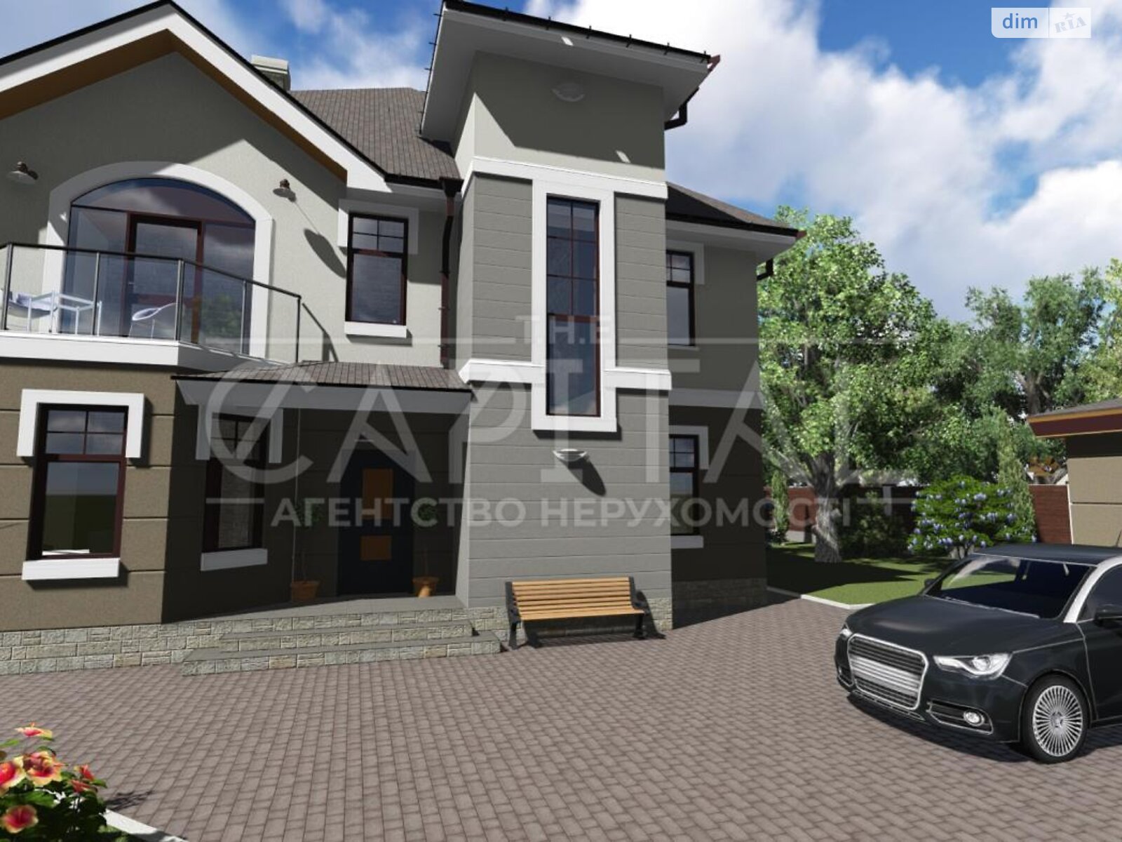 двоповерховий будинок з гаражем, 300 кв. м, цегла. Продаж у Горбовичах фото 1