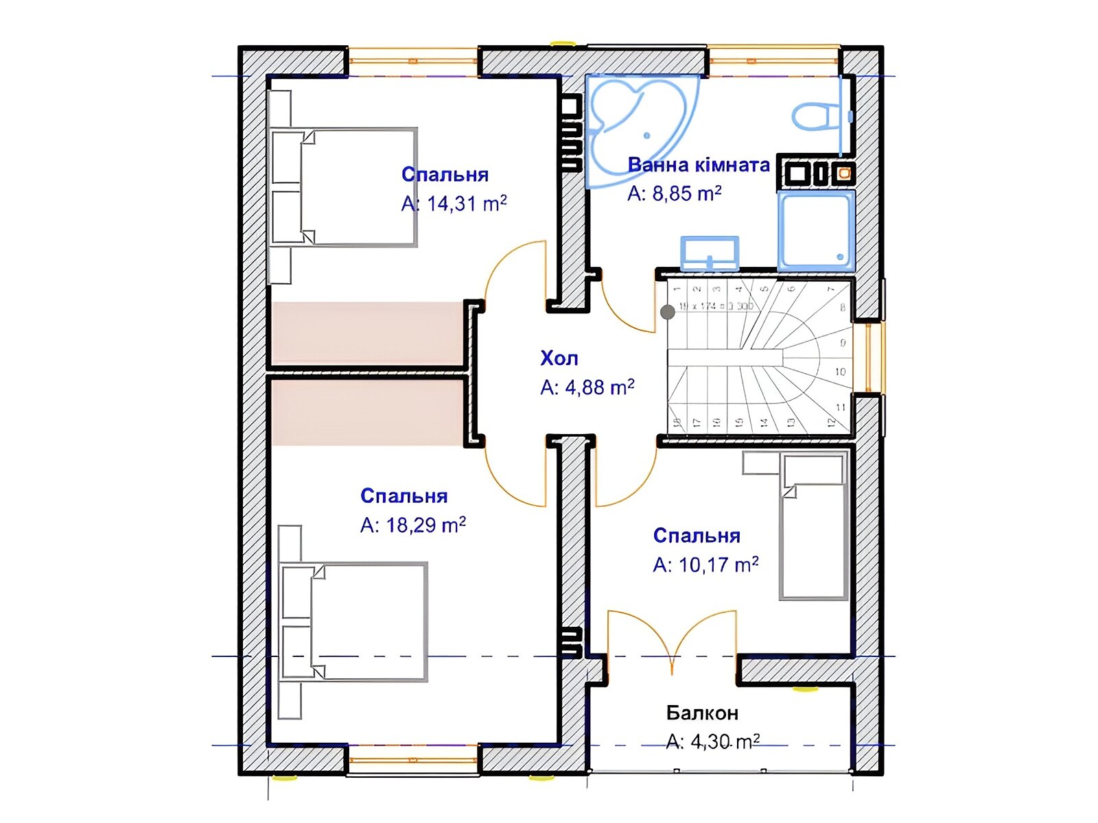 двоповерховий будинок з ремонтом, 130 кв. м, цегла. Продаж у Гореничах фото 1