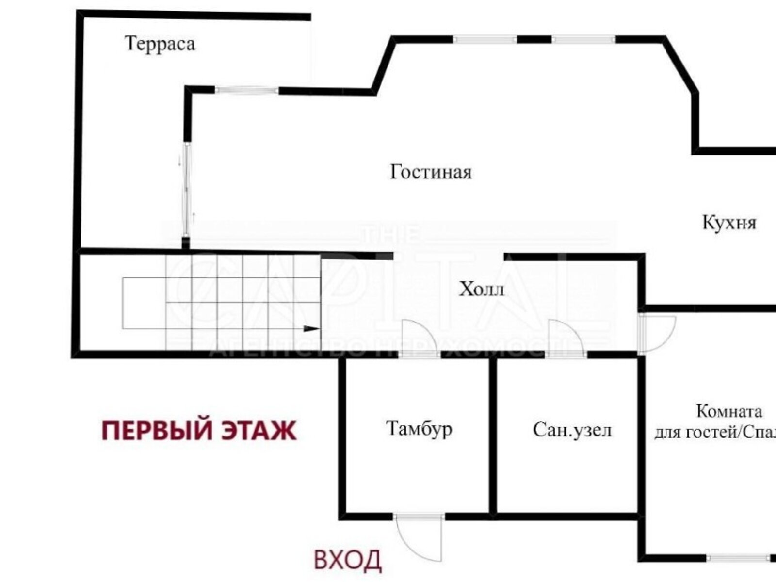 трехэтажный дом, 362 кв. м, кирпич. Продажа в Гореничах фото 1