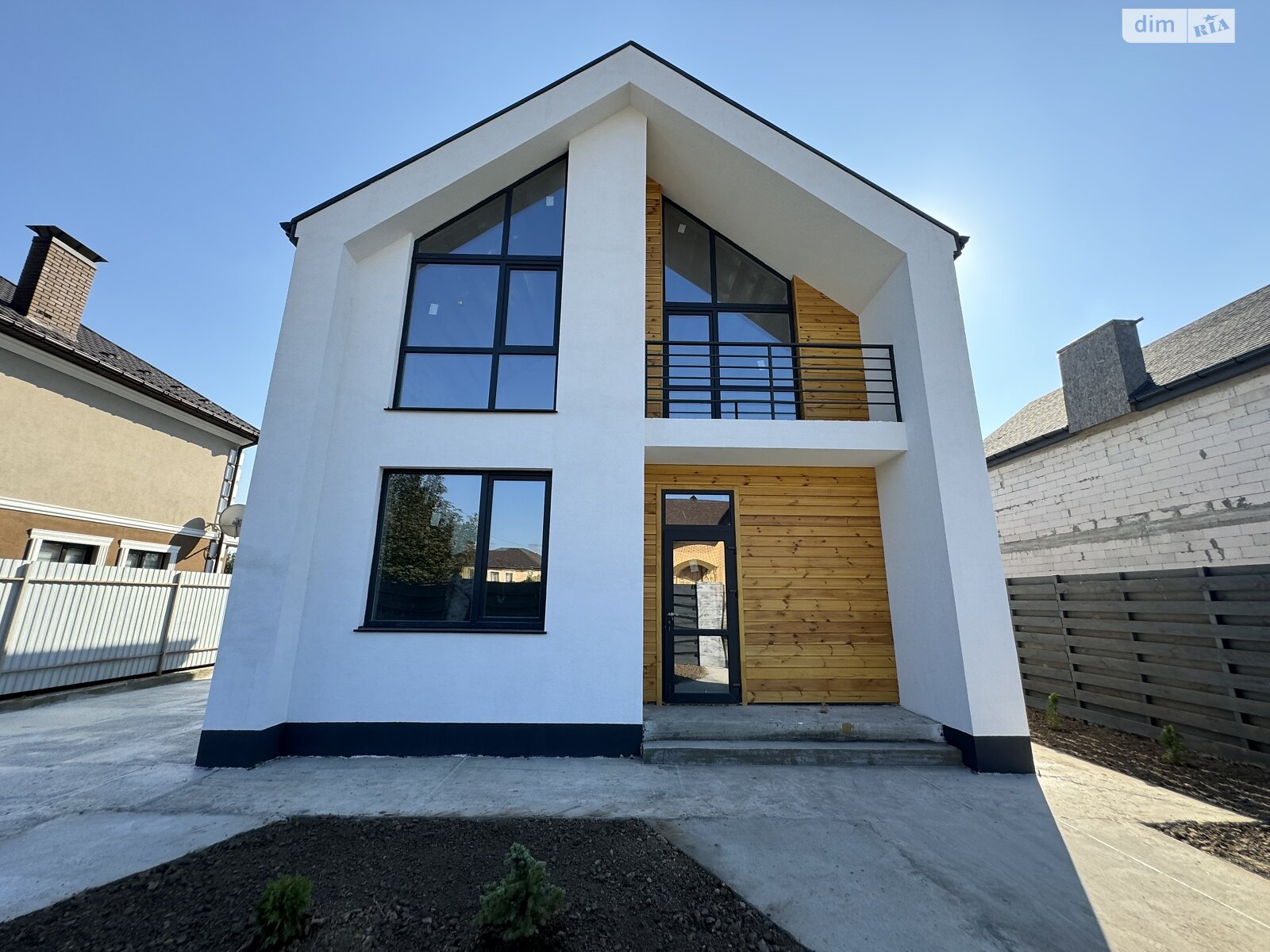 двоповерховий будинок з балконом, 140 кв. м, газобетон. Продаж у Гореничах фото 1