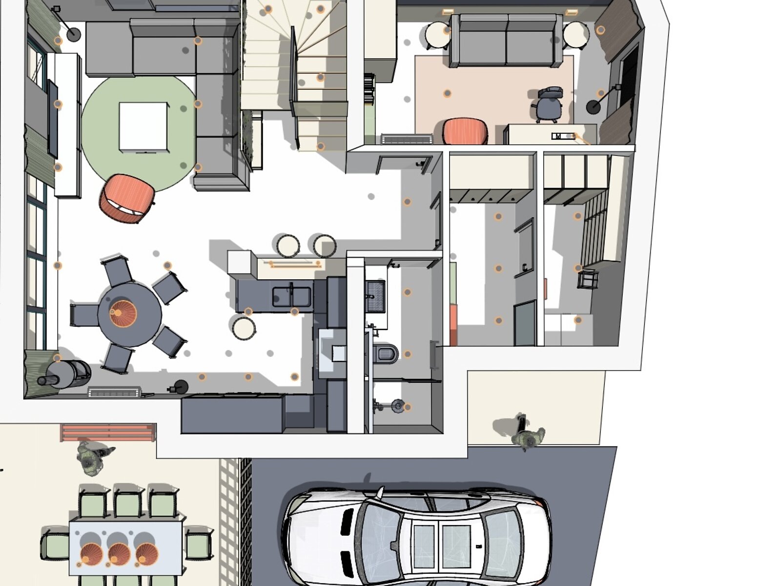 двухэтажный дом, 148.2 кв. м, газобетон. Продажа в Гореничах фото 1