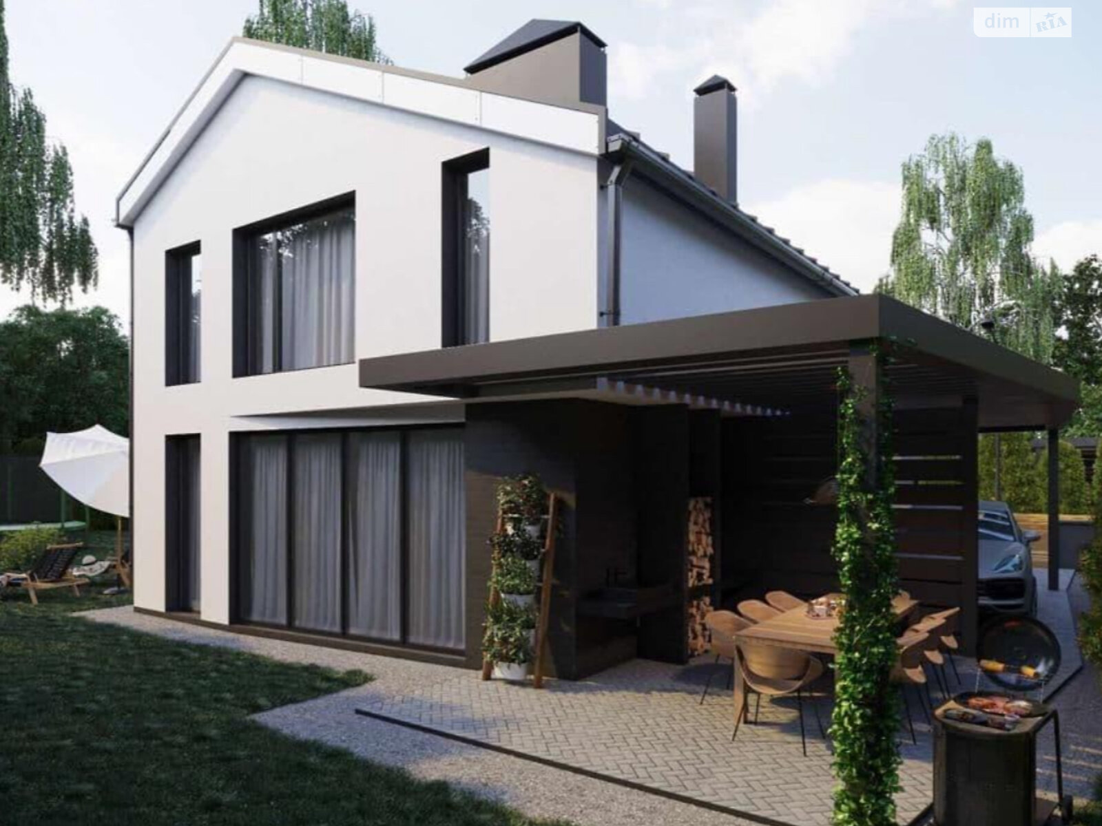 двухэтажный дом, 148.2 кв. м, газобетон. Продажа в Гореничах фото 1