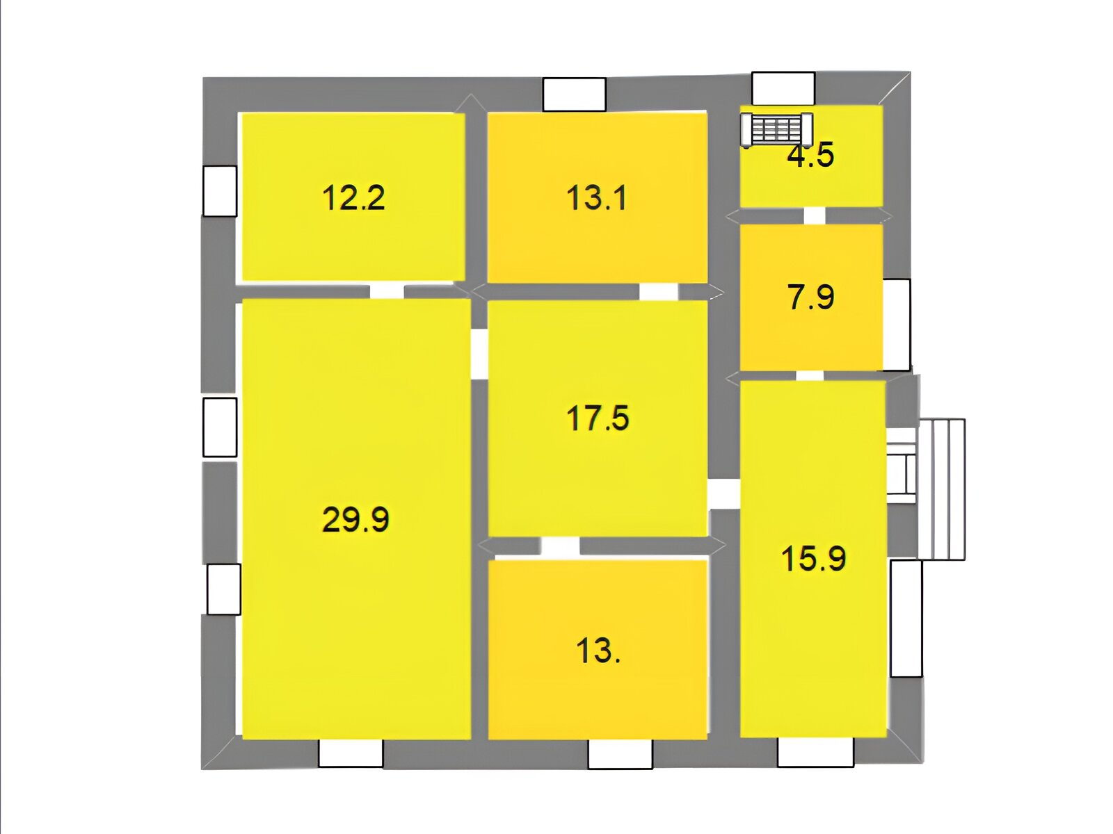 одноповерховий будинок з опаленням, 114 кв. м, цегла. Продаж у Гореничах фото 1 одноповерховий будинок з опаленням, 114 кв. м, цегла. Продаж у Гореничах фото 1