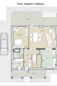 двоповерховий будинок, 150 кв. м, газобетон. Продаж у Гореничах фото 2