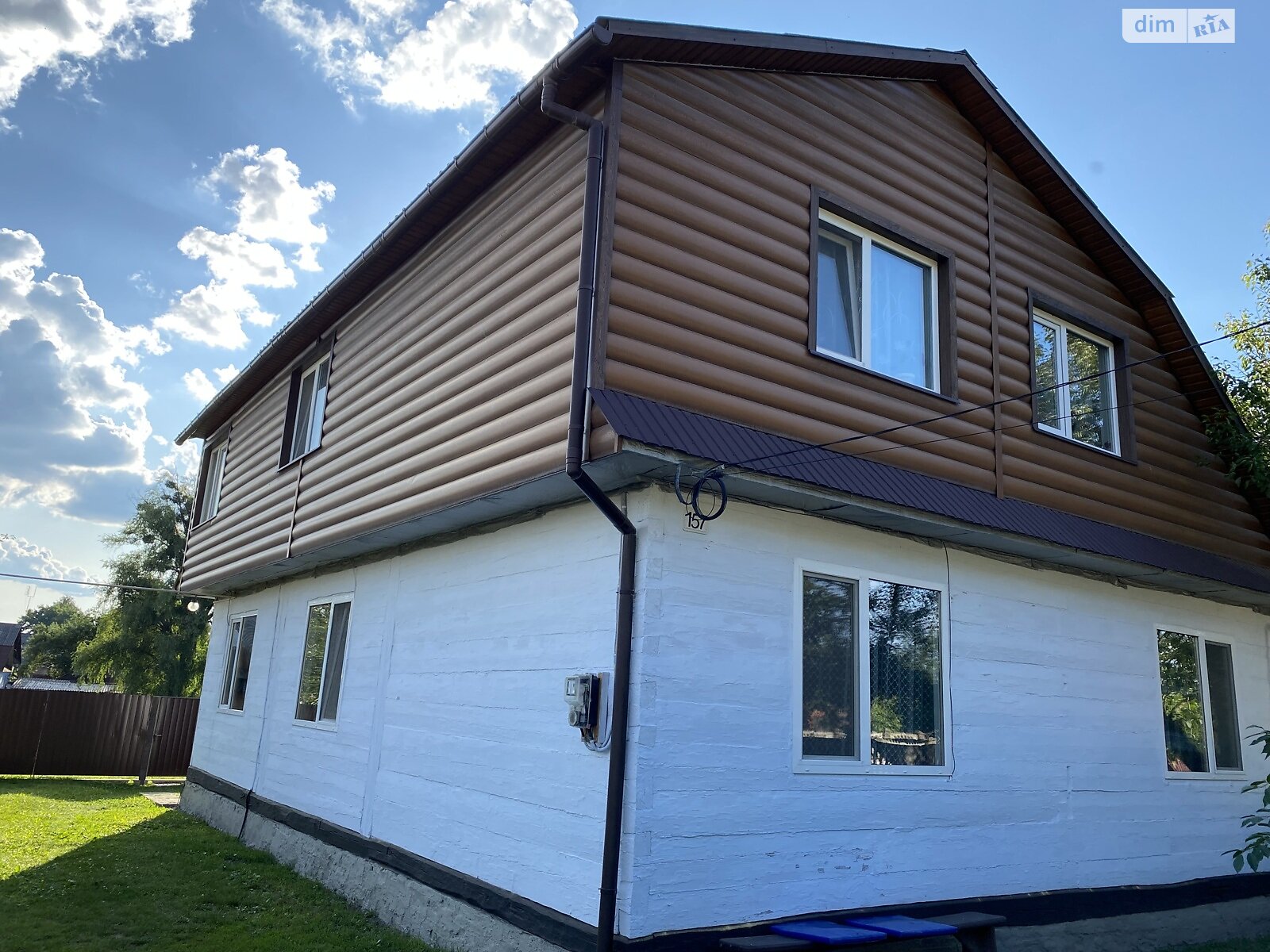 двоповерховий будинок з опаленням, 161.3 кв. м, дерево та цегла. Продаж у Городищі фото 1 двоповерховий будинок з опаленням, 161.3 кв. м, дерево та цегла. Продаж у Городищі фото 1