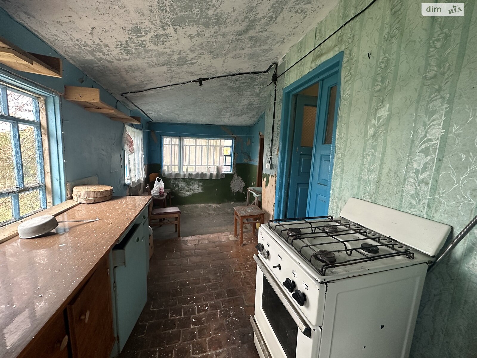 одноэтажный дом с отоплением, 56.3 кв. м, дерево и кирпич. Продажа в Городище фото 1