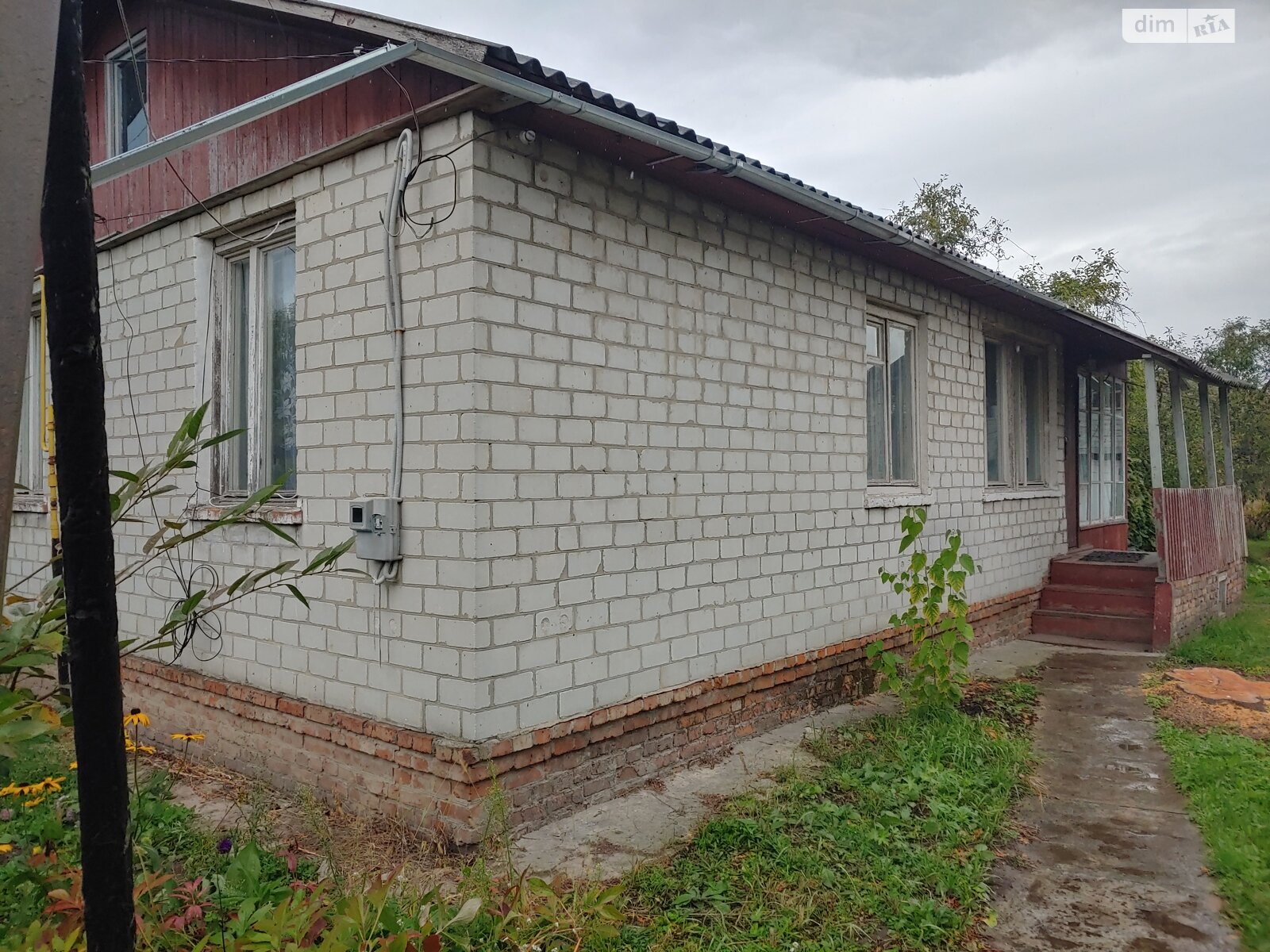 одноэтажный дом, 55 кв. м, дерево и кирпич. Продажа в Городне фото 1 одноэтажный дом, 55 кв. м, дерево и кирпич. Продажа в Городне фото 1