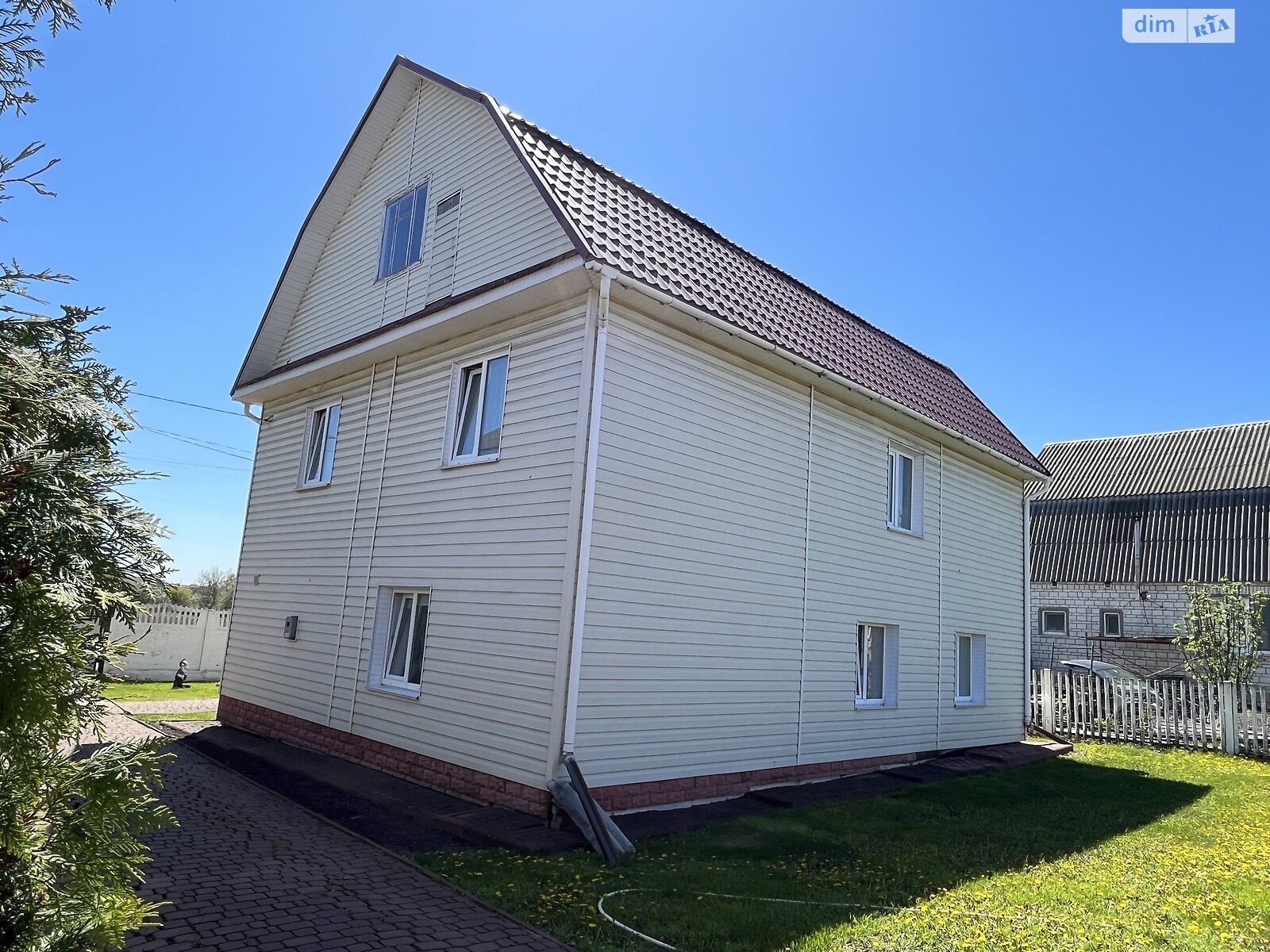 двухэтажный дом с гаражом, 157.1 кв. м, дерево и кирпич. Продажа в Гостомеле фото 1 двухэтажный дом с гаражом, 157.1 кв. м, дерево и кирпич. Продажа в Гостомеле фото 1