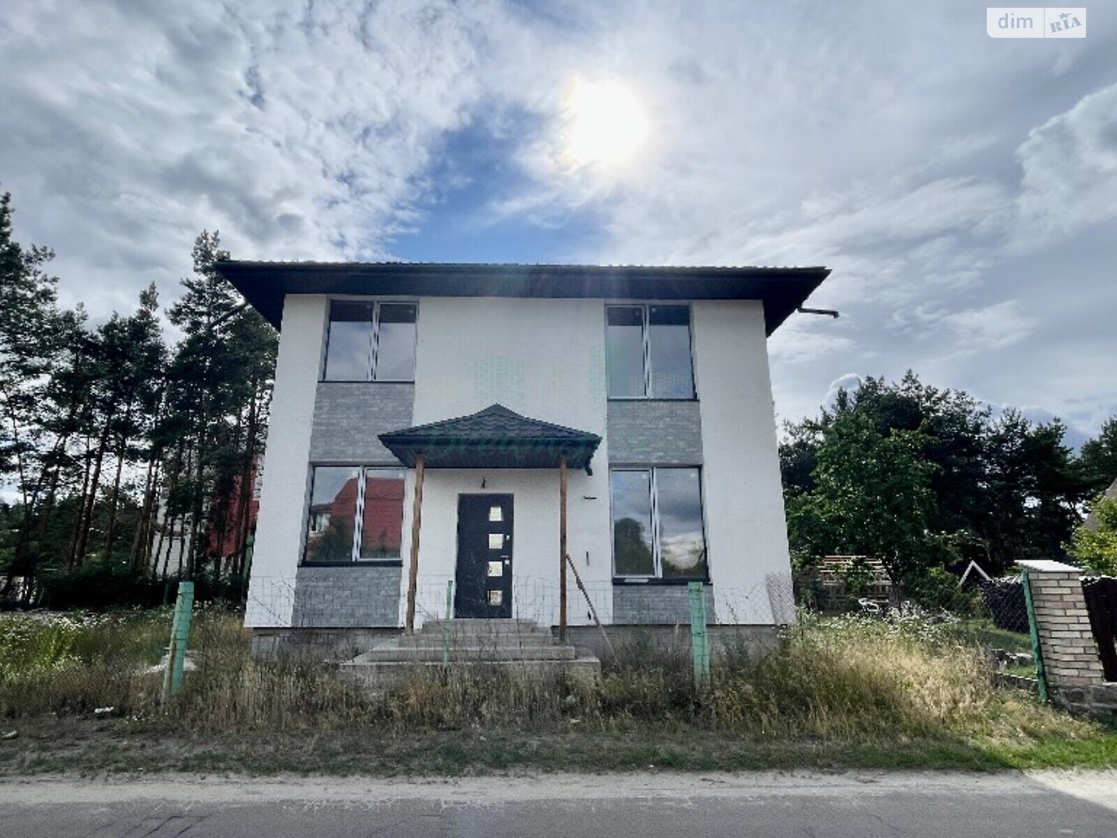 двоповерховий будинок веранда, 163 кв. м, газобетон. Продаж у Гостомелі фото 1