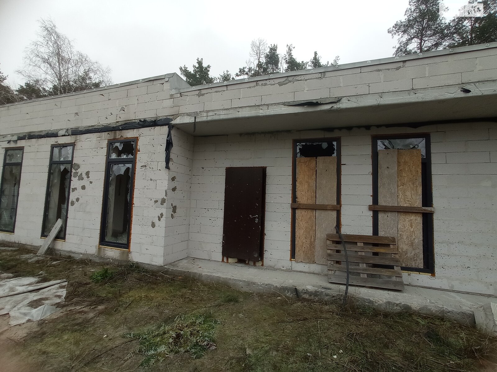 одноповерховий будинок, 120 кв. м, пінобетон. Продаж у Гостомелі фото 1 одноповерховий будинок, 120 кв. м, пінобетон. Продаж у Гостомелі фото 1