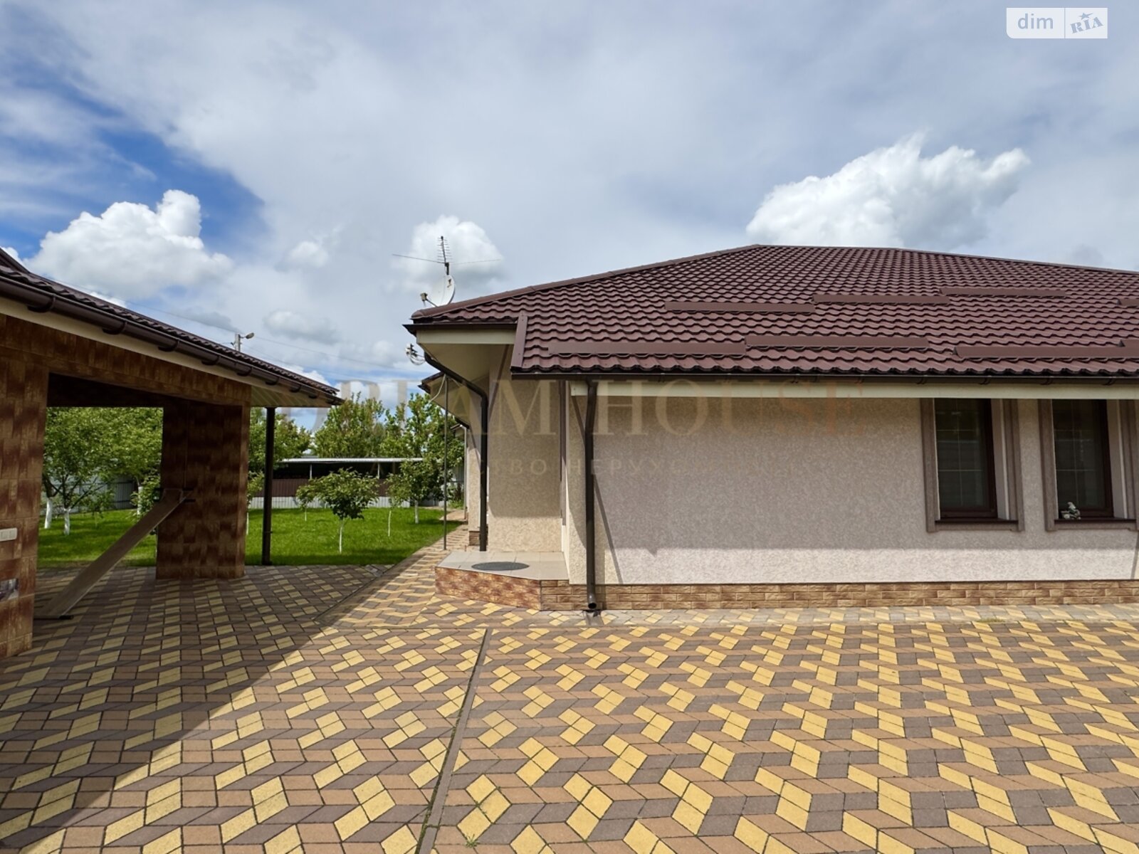 одноповерховий будинок з верандою, 167.3 кв. м, цегла. Продаж у Гостомелі фото 1 одноповерховий будинок з верандою, 167.3 кв. м, цегла. Продаж у Гостомелі фото 1