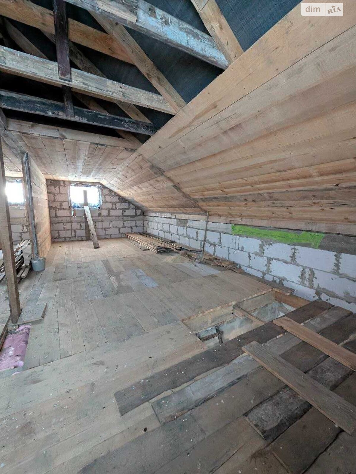 двухэтажный дом с мансардой, 120 кв. м, газобетон. Продажа в Грабове фото 1