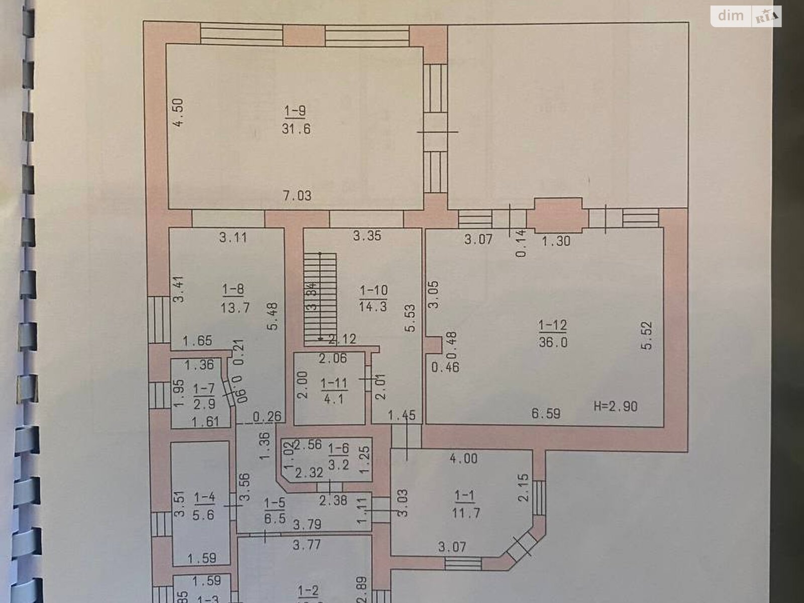 трехэтажный дом, 272 кв. м, газобетон. Продажа в Грибовке фото 1