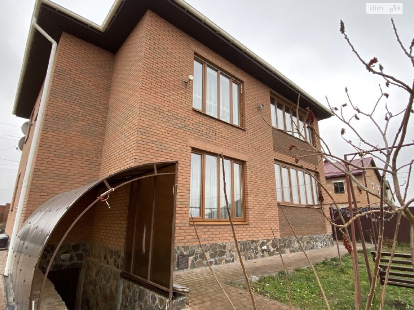 двоповерховий будинок з верандою, 256 кв. м, цегла. Продаж у Грузевиці фото 1