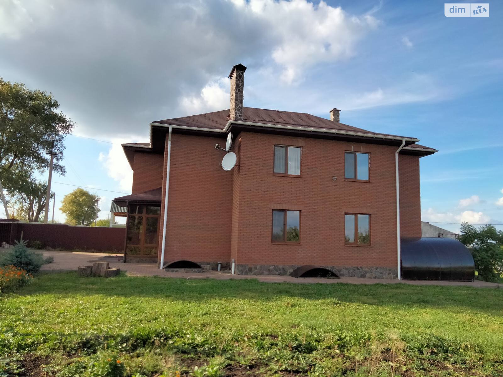 двоповерховий будинок з верандою, 256 кв. м, цегла. Продаж у Грузевиці фото 1