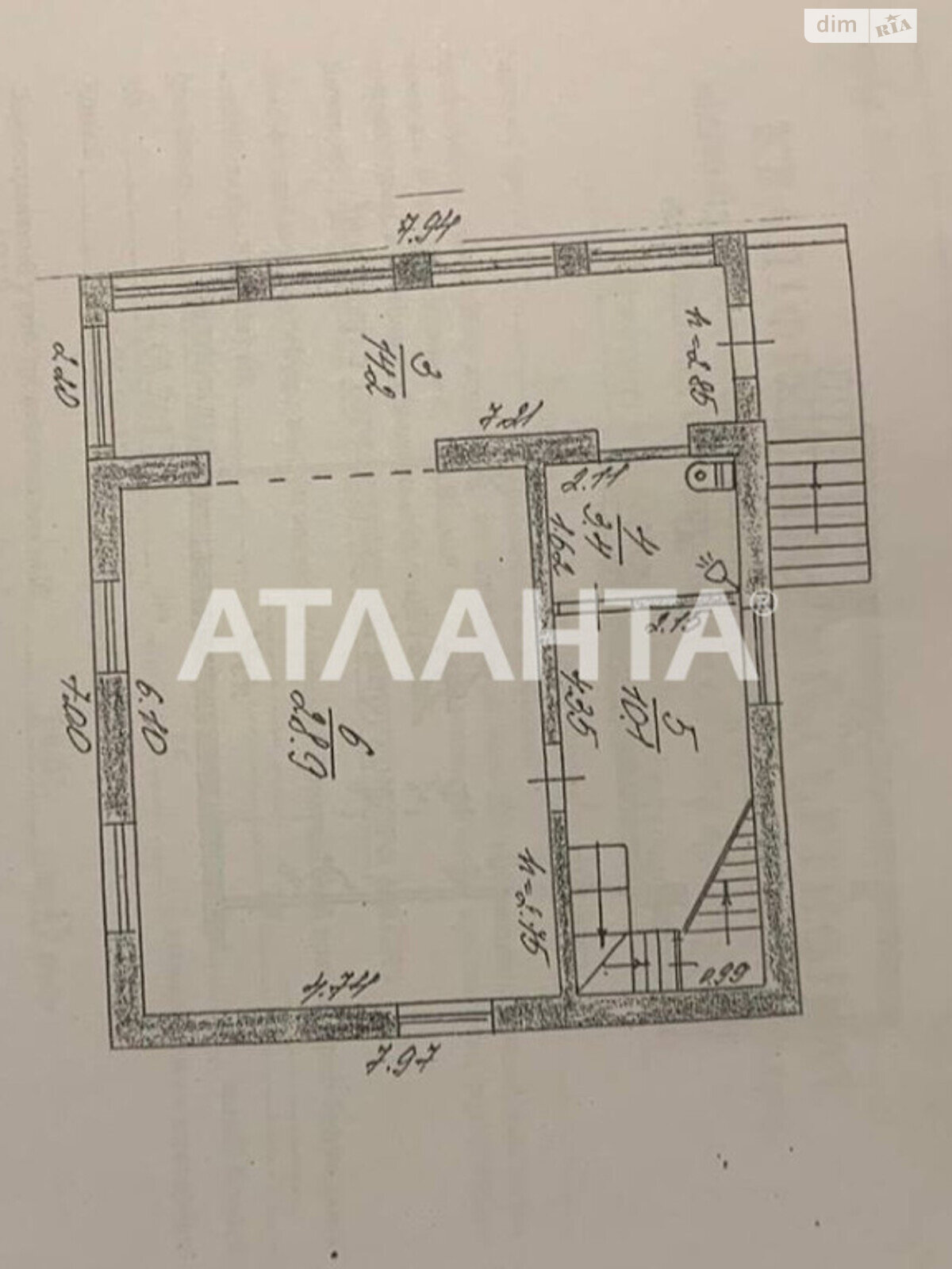 двухэтажный дом с балконом, 133.46 кв. м, кирпич. Продажа в Гуте-Межигорской фото 1