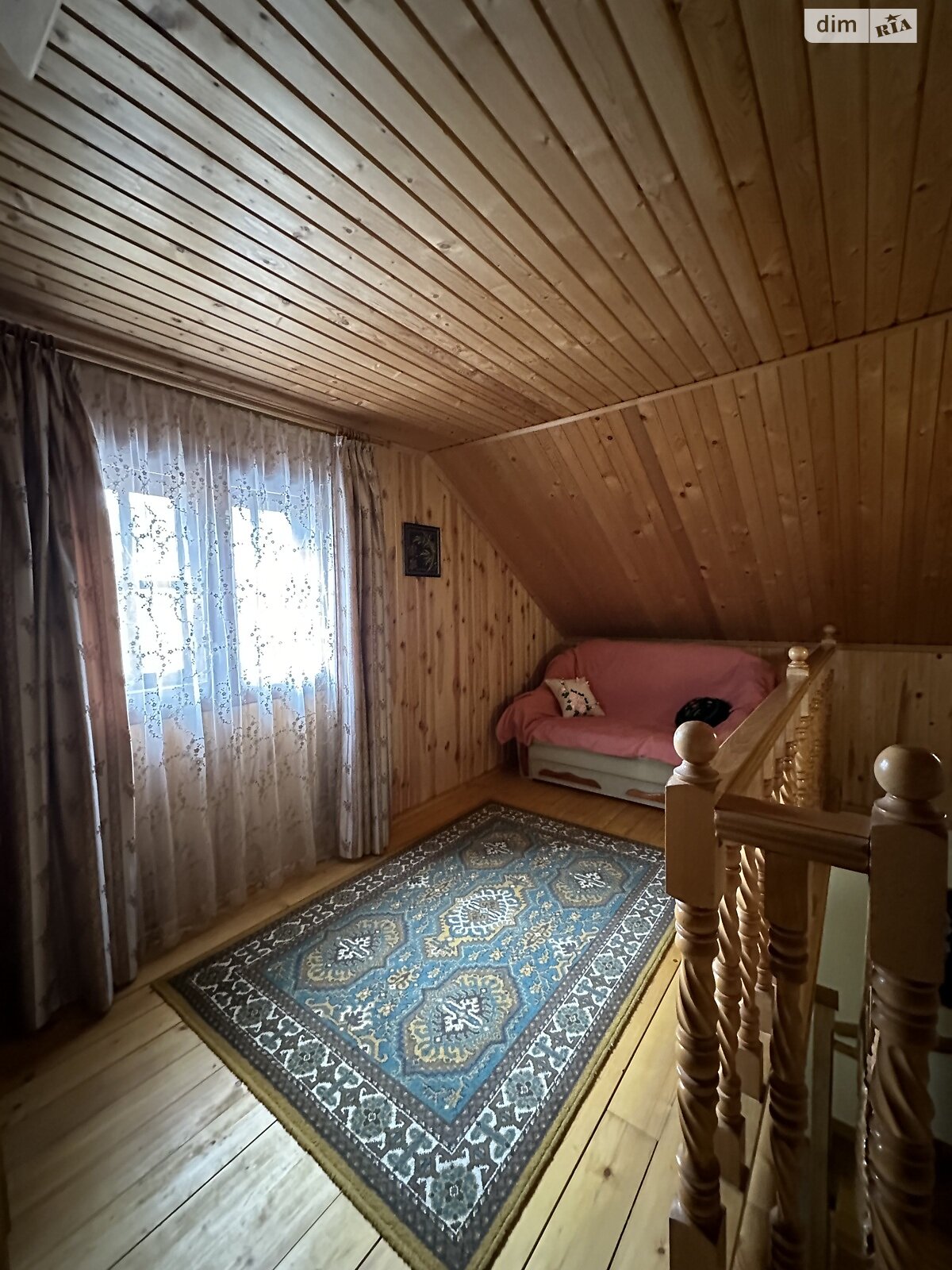 двоповерховий будинок з опаленням, 129 кв. м, зруб. Продаж у Гуйві фото 1