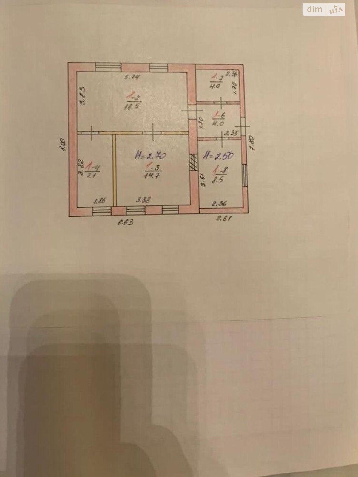 одноэтажный дом, 70 кв. м, кирпич. Продажа в Харькове район Филиповка фото 1