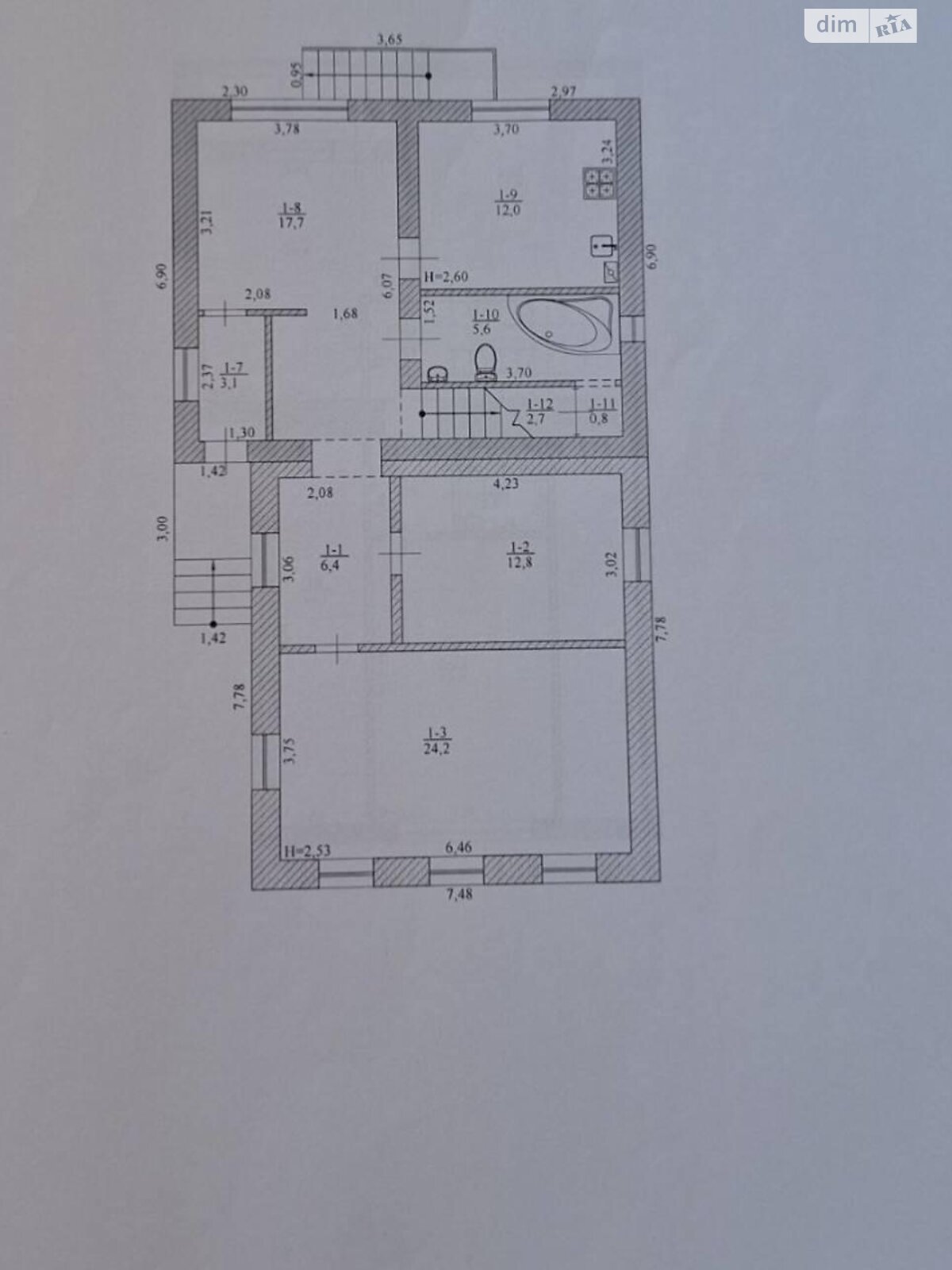 двухэтажный дом, 207.3 кв. м, кирпич. Продажа в Харькове район Журавлевка фото 1
