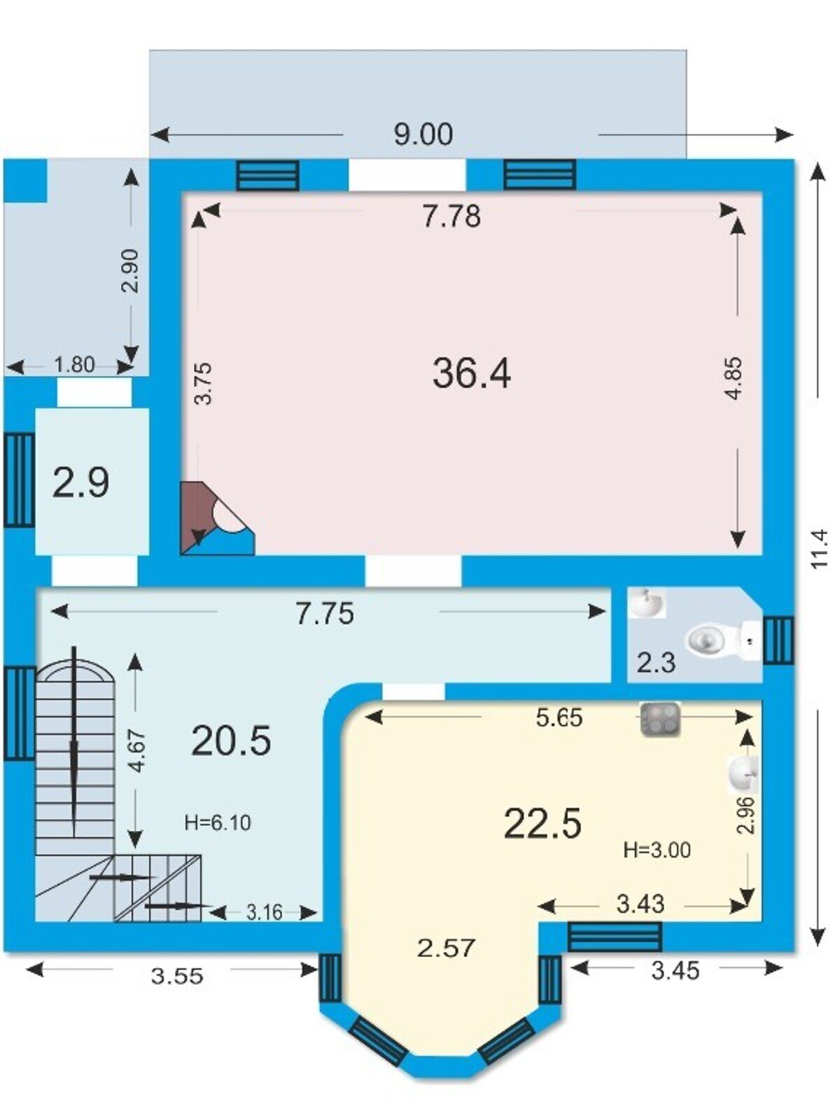 двоповерховий будинок з ремонтом, 257 кв. м, цегла. Продаж в Харкові, район Нова Баварія фото 1