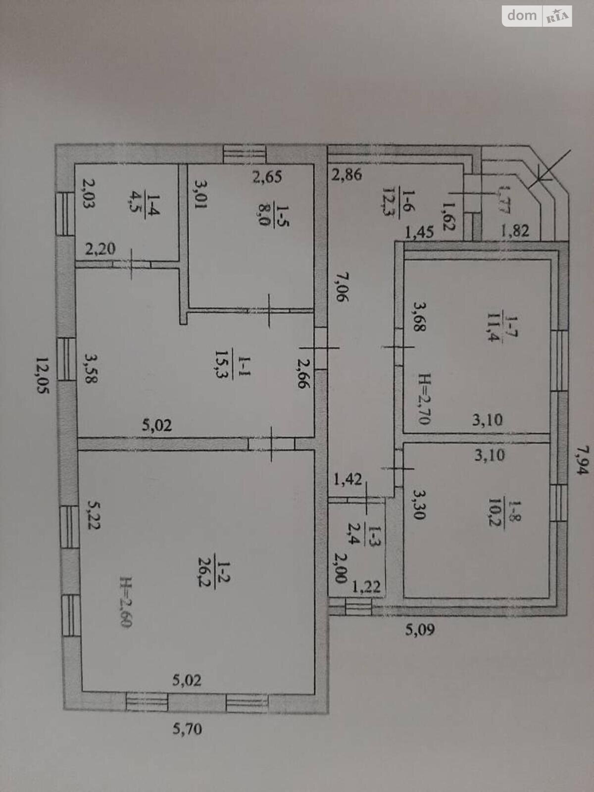 одноэтажный дом, 90 кв. м, дерево и кирпич. Продажа в Харькове район Рубановка фото 1