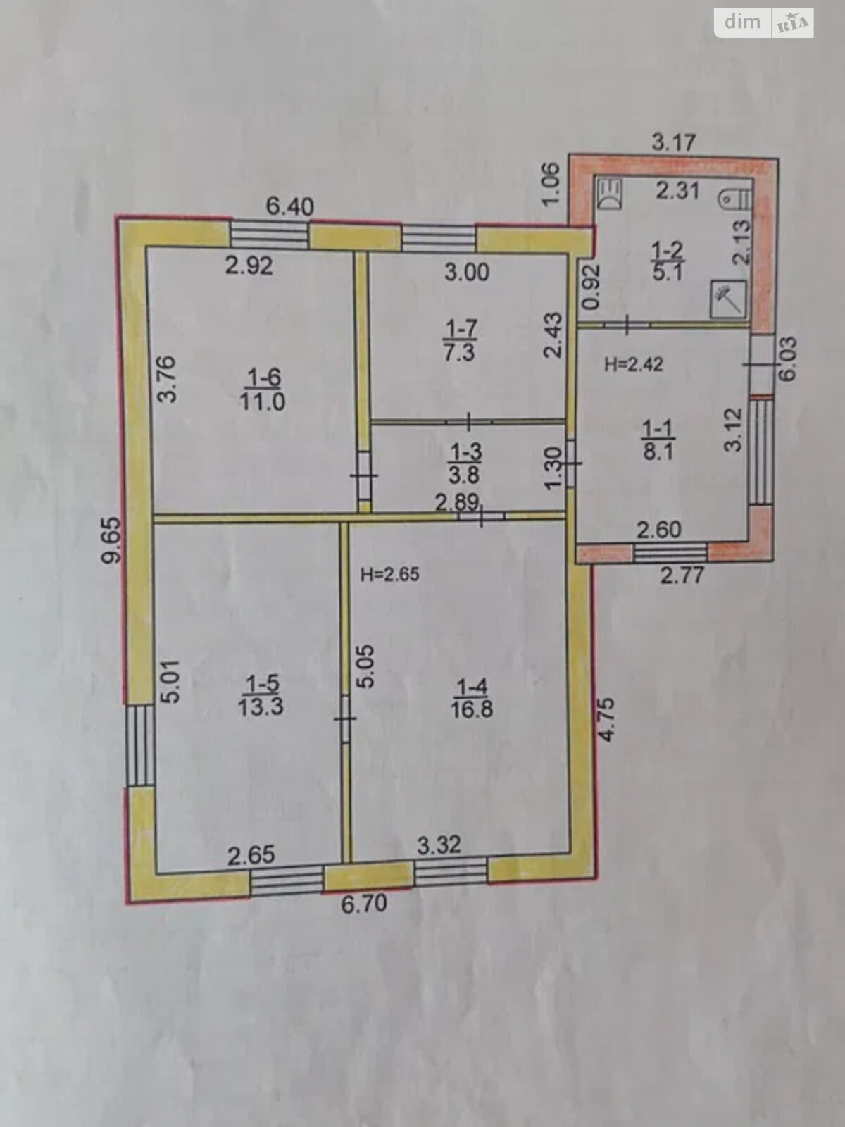 одноэтажный дом с верандой, 65 кв. м, кирпич. Продажа в Харькове фото 1 одноэтажный дом с верандой, 65 кв. м, кирпич. Продажа в Харькове фото 1