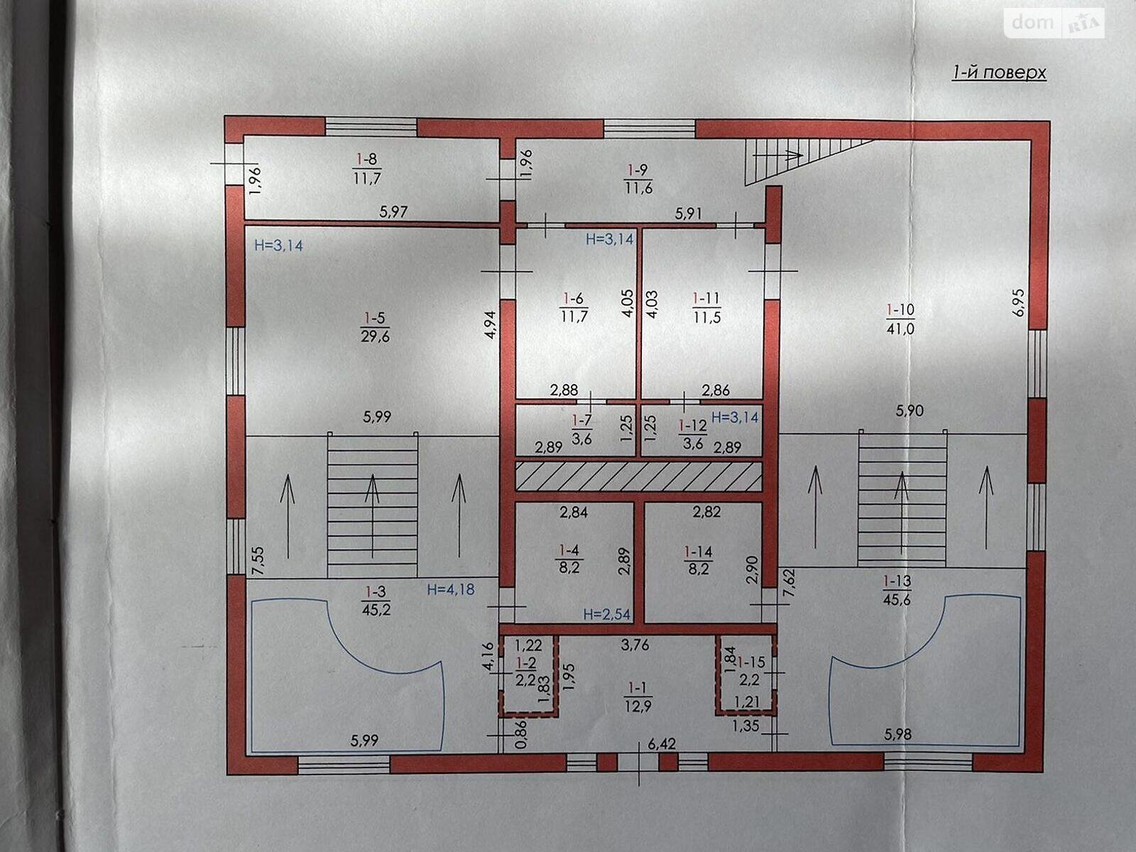 трехэтажный дом, 417 кв. м, кирпич. Продажа в Харькове район Тюринка (Московский) фото 1