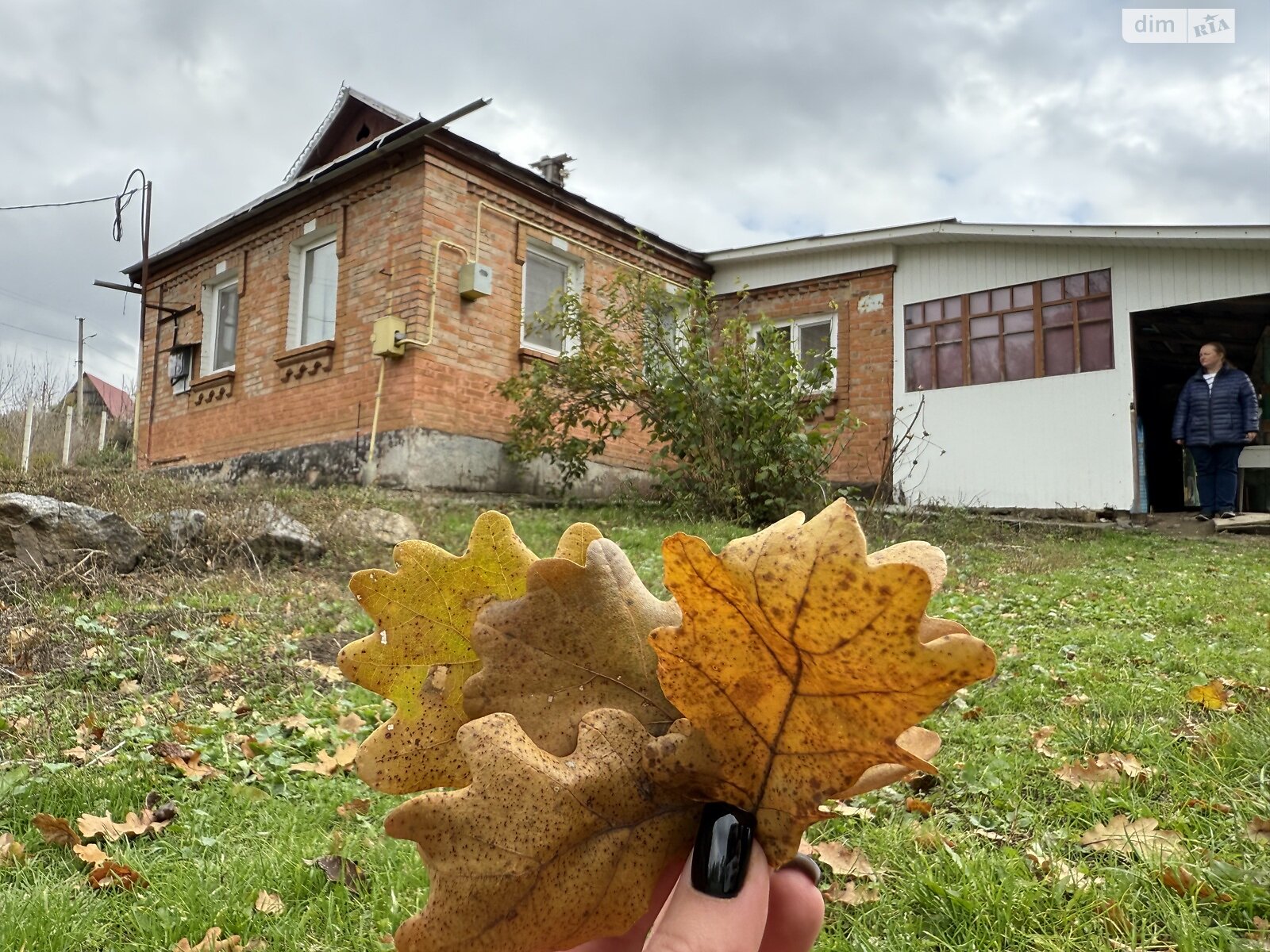 одноэтажный дом с верандой, 51.1 кв. м, кирпич. Продажа в Хижинцах фото 1