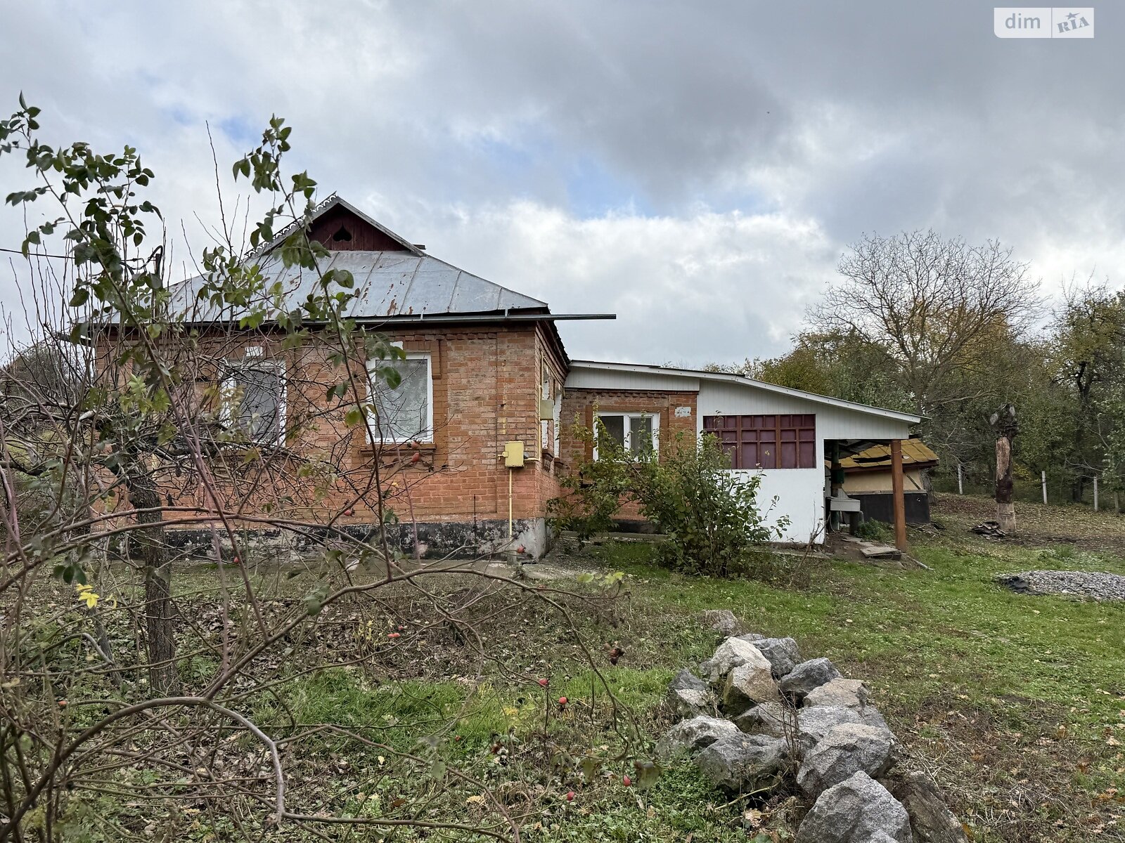 одноэтажный дом с верандой, 51.1 кв. м, кирпич. Продажа в Хижинцах фото 1