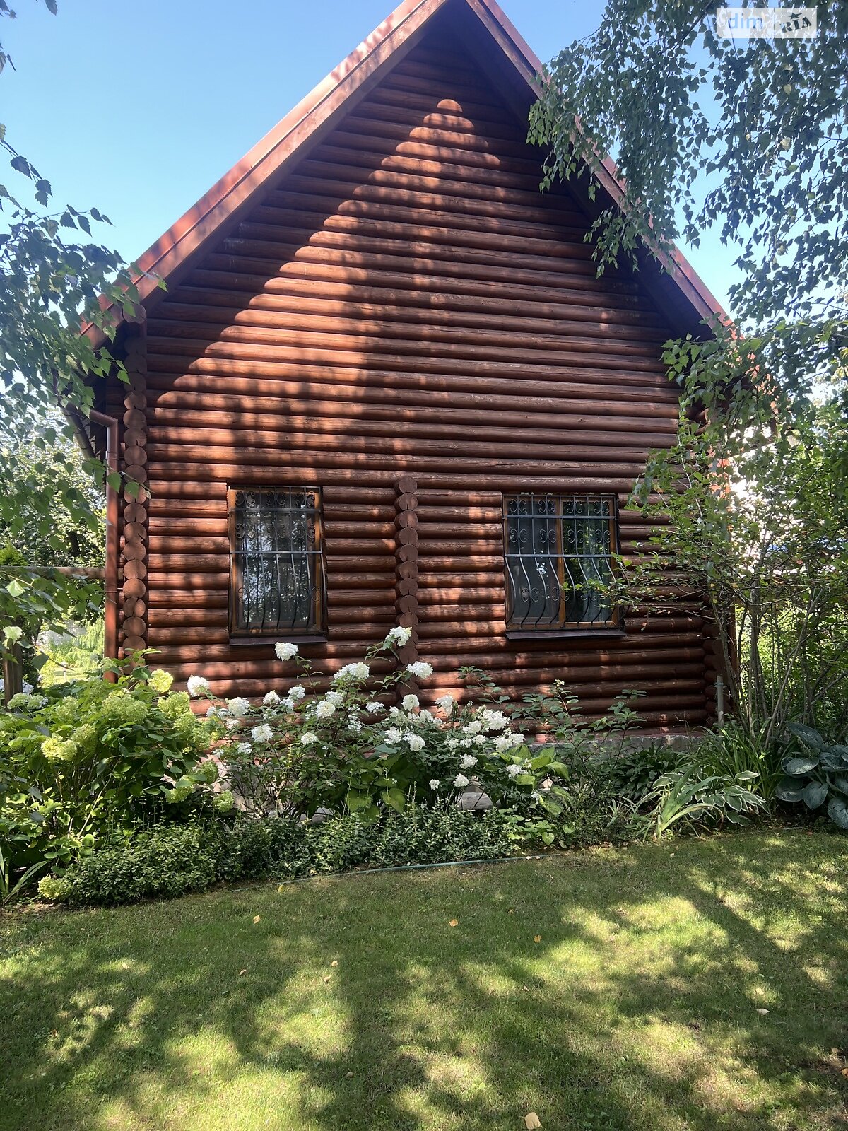 двоповерховий будинок бесідка, 55 кв. м, зруб. Продаж у Хлепчі фото 1