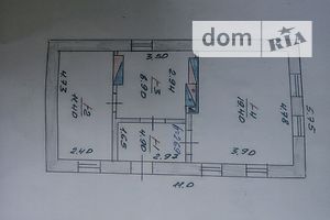 одноэтажный дом, 44.6 кв. м, кирпич. Продажа в Черном Острове фото 1