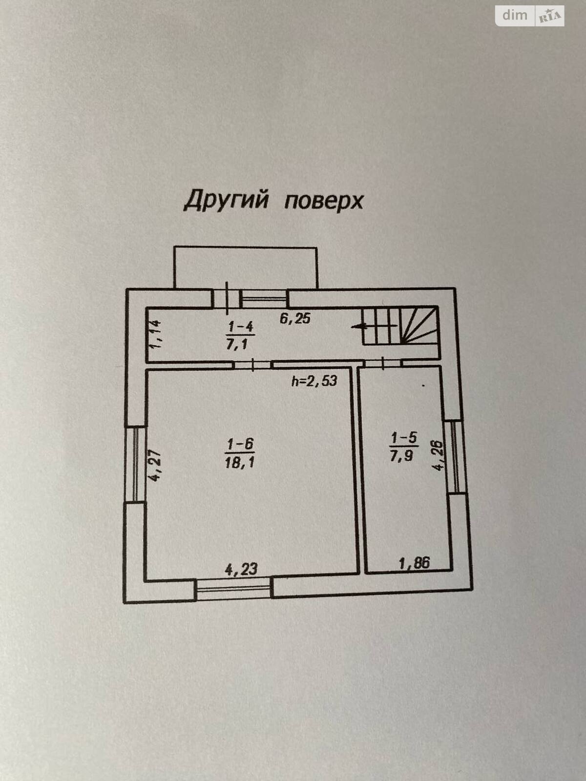 трехэтажный дом, 62 кв. м, кирпич. Продажа в Хмельницком район Дубово фото 1