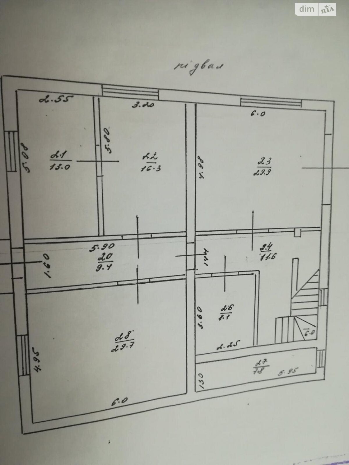 трехэтажный дом, 391 кв. м, кирпич. Продажа в Хмельницком район Дубово фото 1