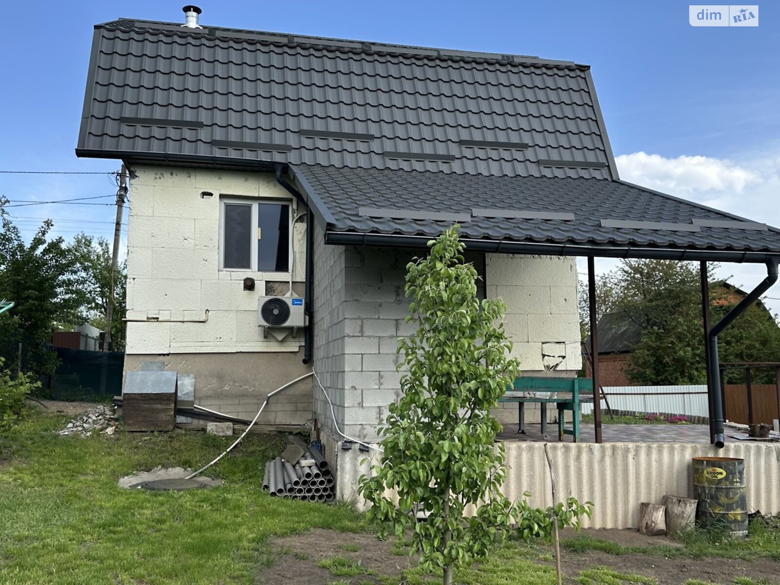 одноэтажный дом с гаражом, 65.9 кв. м, дерево и кирпич. Продажа в Хмельницком район Гречаны фото 1 одноэтажный дом с гаражом, 65.9 кв. м, дерево и кирпич. Продажа в Хмельницком район Гречаны фото 1