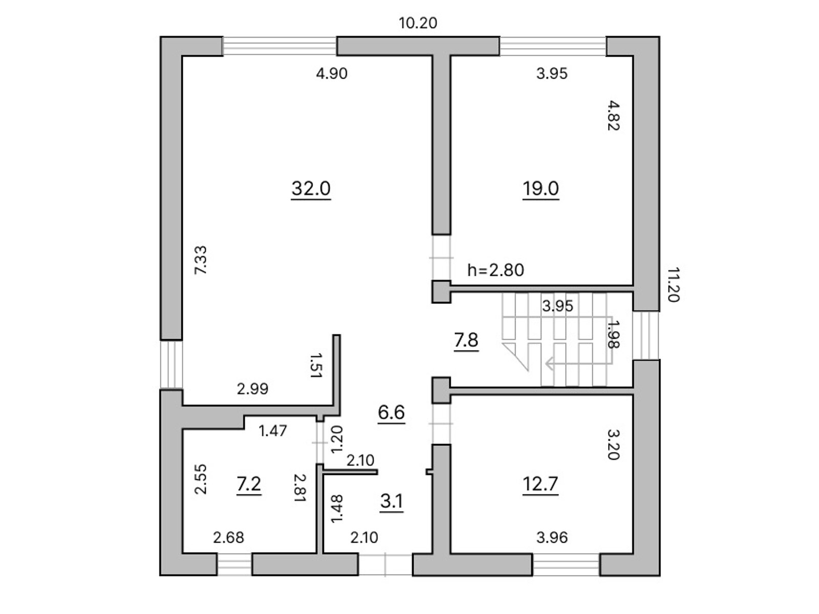 двухэтажный дом, 179.8 кв. м, кирпич. Продажа в Хмельницком район Гречаны фото 1 двухэтажный дом, 179.8 кв. м, кирпич. Продажа в Хмельницком район Гречаны фото 1