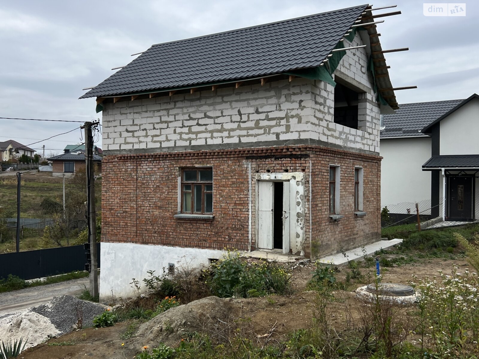 трехэтажный дом с гаражом, 120 кв. м, кирпич. Продажа в Хмельницком район Лезневое фото 1