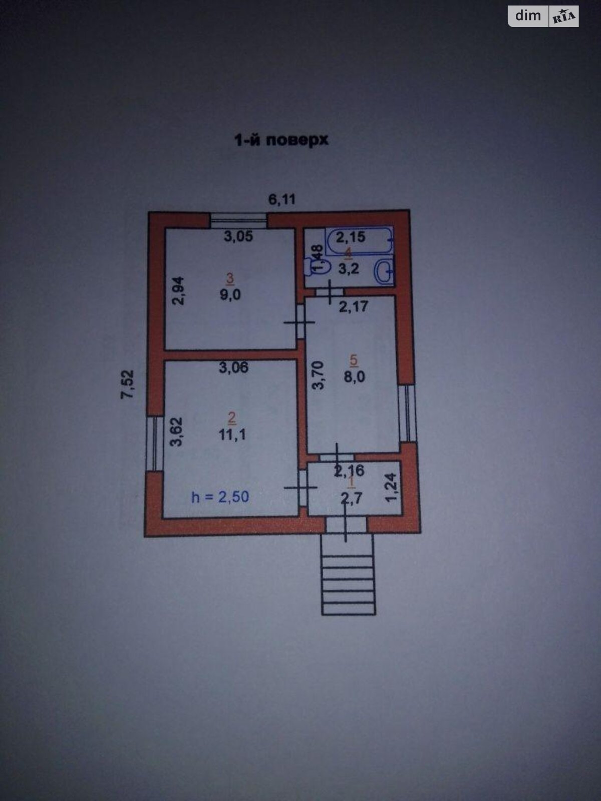 двоповерховий будинок, 78 кв. м, кирпич. Продаж в Хмельницькому, район Лезневе фото 1