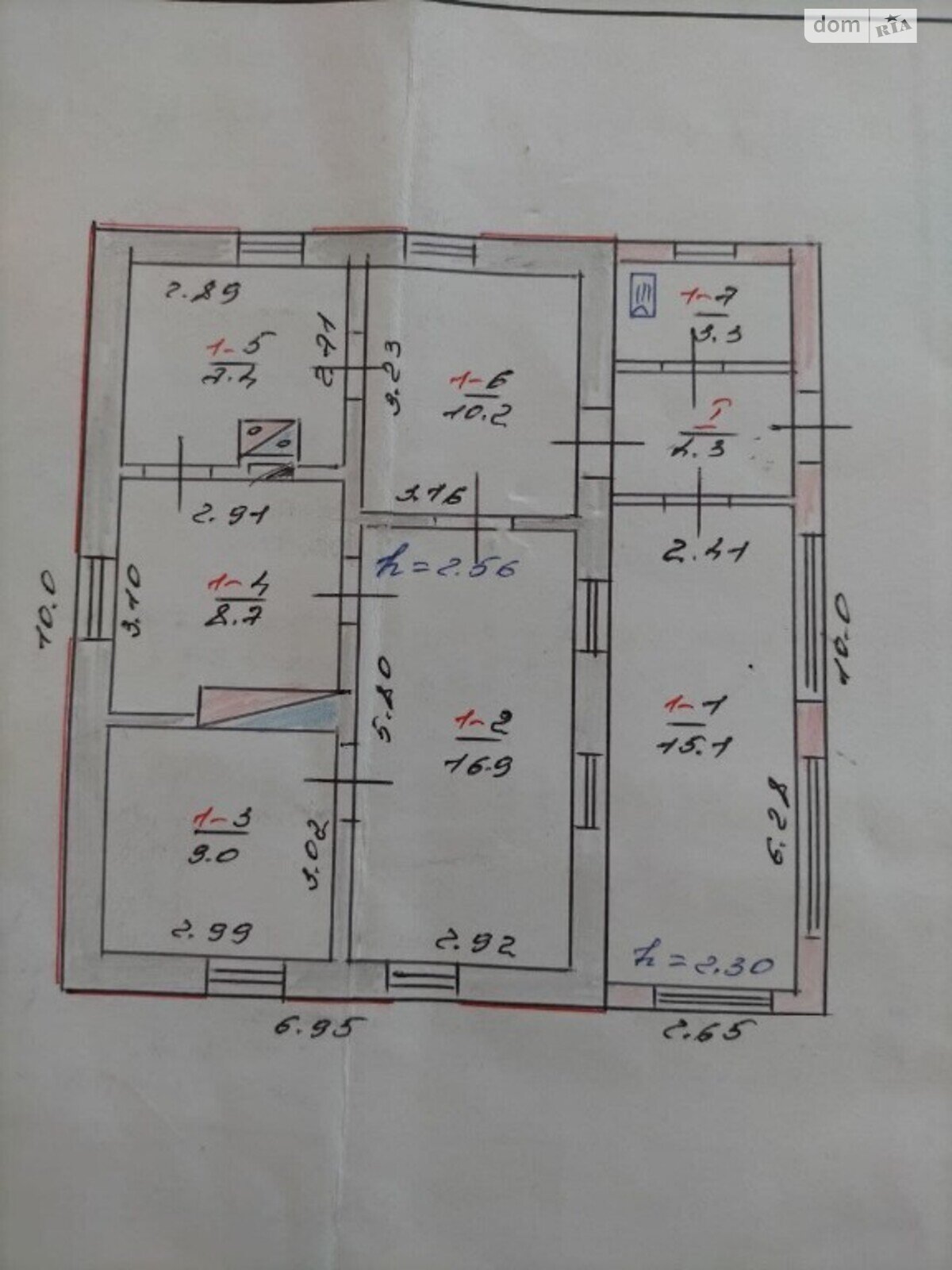 одноповерховий будинок, 75 кв. м, цегла. Продаж у Малашівцях фото 1