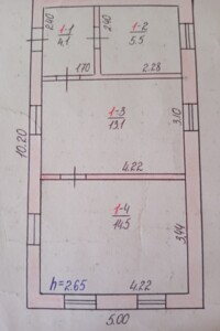 одноэтажный дом, 37 кв. м, глинобитный. Продажа в Хмельницком район Шаровечка фото 2