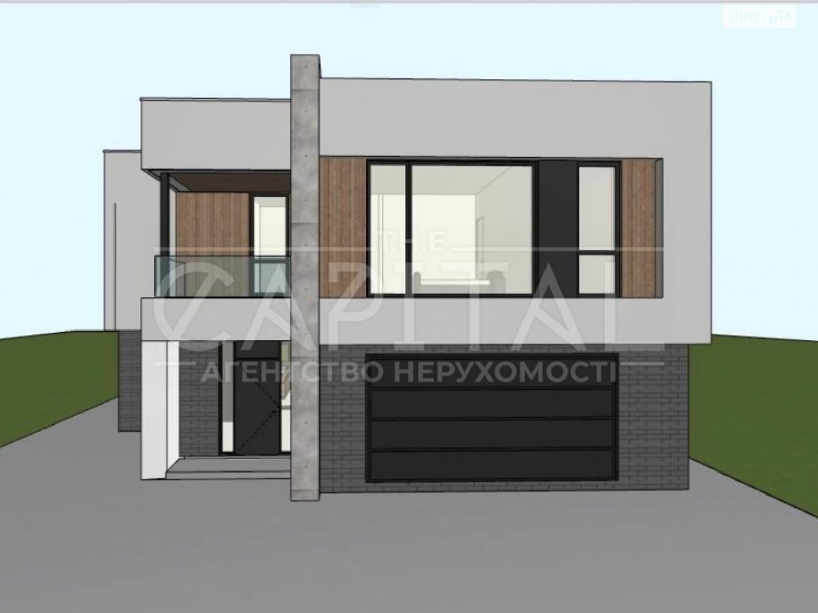двухэтажный дом с балконом, 327 кв. м, кирпич. Продажа в Ходосовке фото 1 двухэтажный дом с балконом, 327 кв. м, кирпич. Продажа в Ходосовке фото 1
