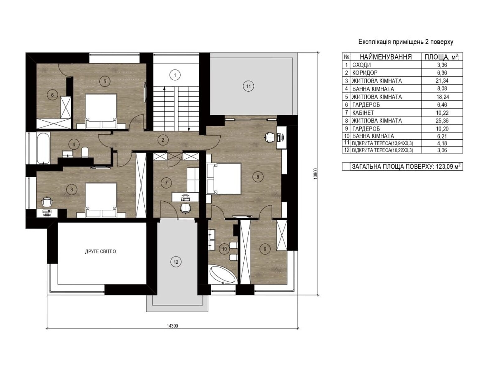 двоповерховий будинок з балконом, 263 кв. м, цегла. Продаж у Ходосівкі фото 1