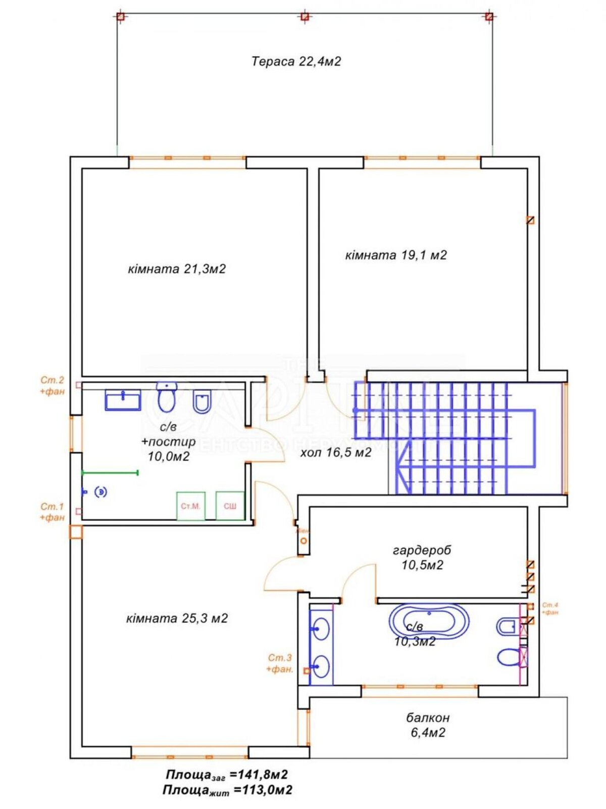 двоповерховий будинок, 278 кв. м, цегла. Продаж у Ходосівкі фото 1 двоповерховий будинок, 278 кв. м, цегла. Продаж у Ходосівкі фото 1