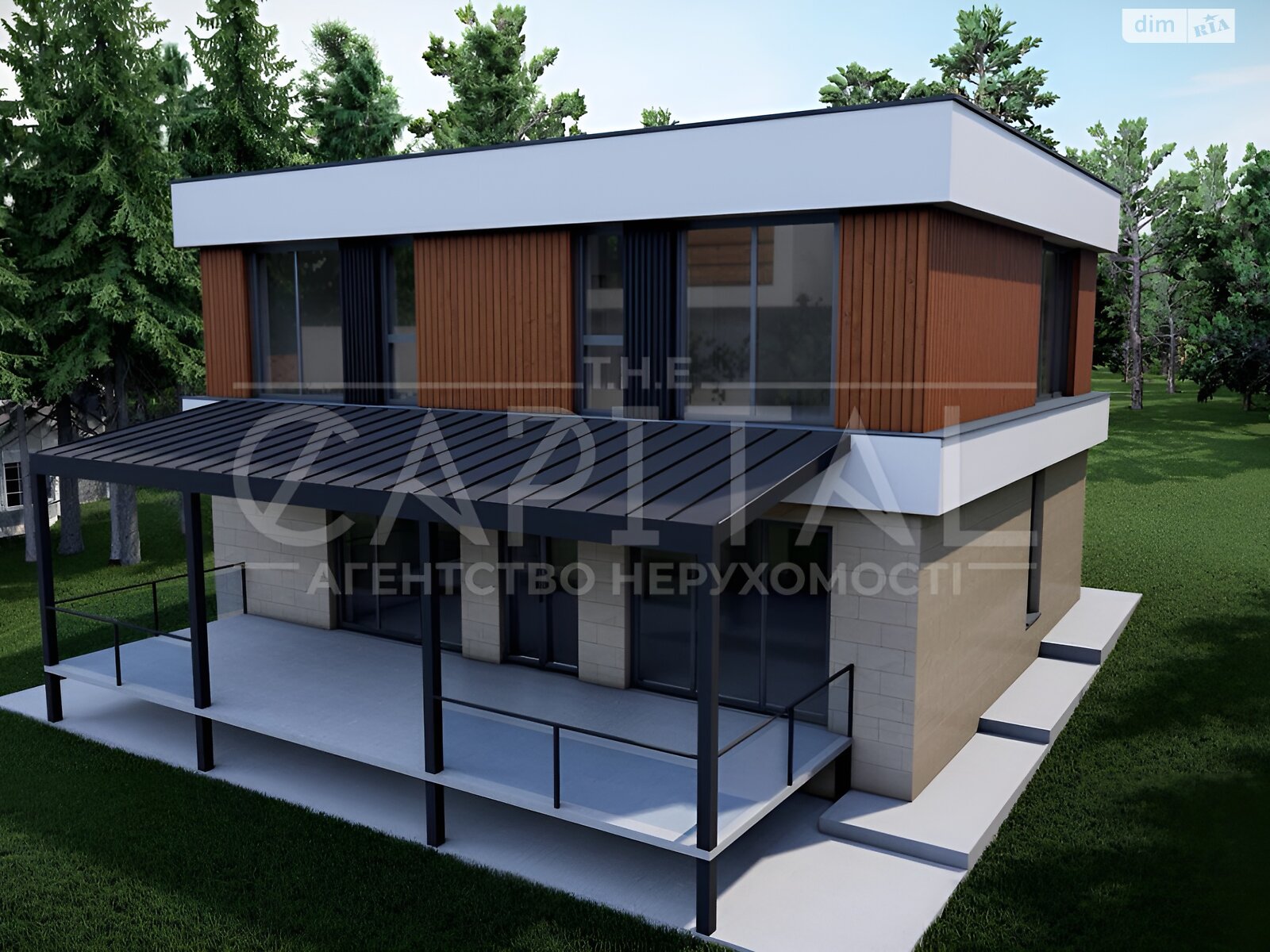 двухэтажный дом с балконом, 287 кв. м, кирпич. Продажа в Ходосовке фото 1 двухэтажный дом с балконом, 287 кв. м, кирпич. Продажа в Ходосовке фото 1