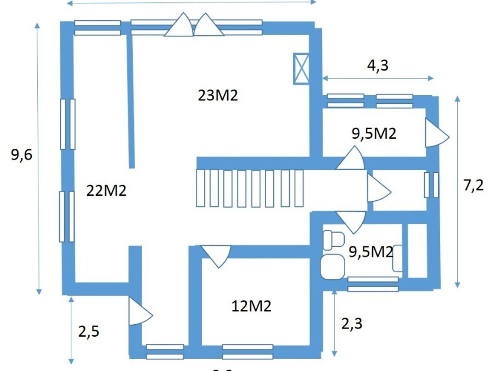 двоповерховий будинок, 200 кв. м, ракушняк. Продаж у Ходосівці фото 1 двоповерховий будинок, 200 кв. м, ракушняк. Продаж у Ходосівці фото 1