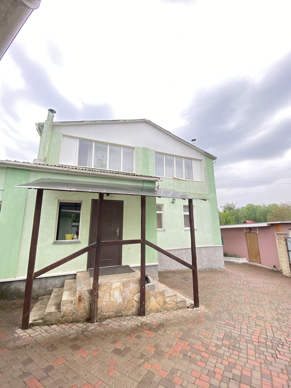 двоповерховий будинок з гаражем, 99.4 кв. м, цегла. Продаж у Хотові фото 1 двоповерховий будинок з гаражем, 99.4 кв. м, цегла. Продаж у Хотові фото 1