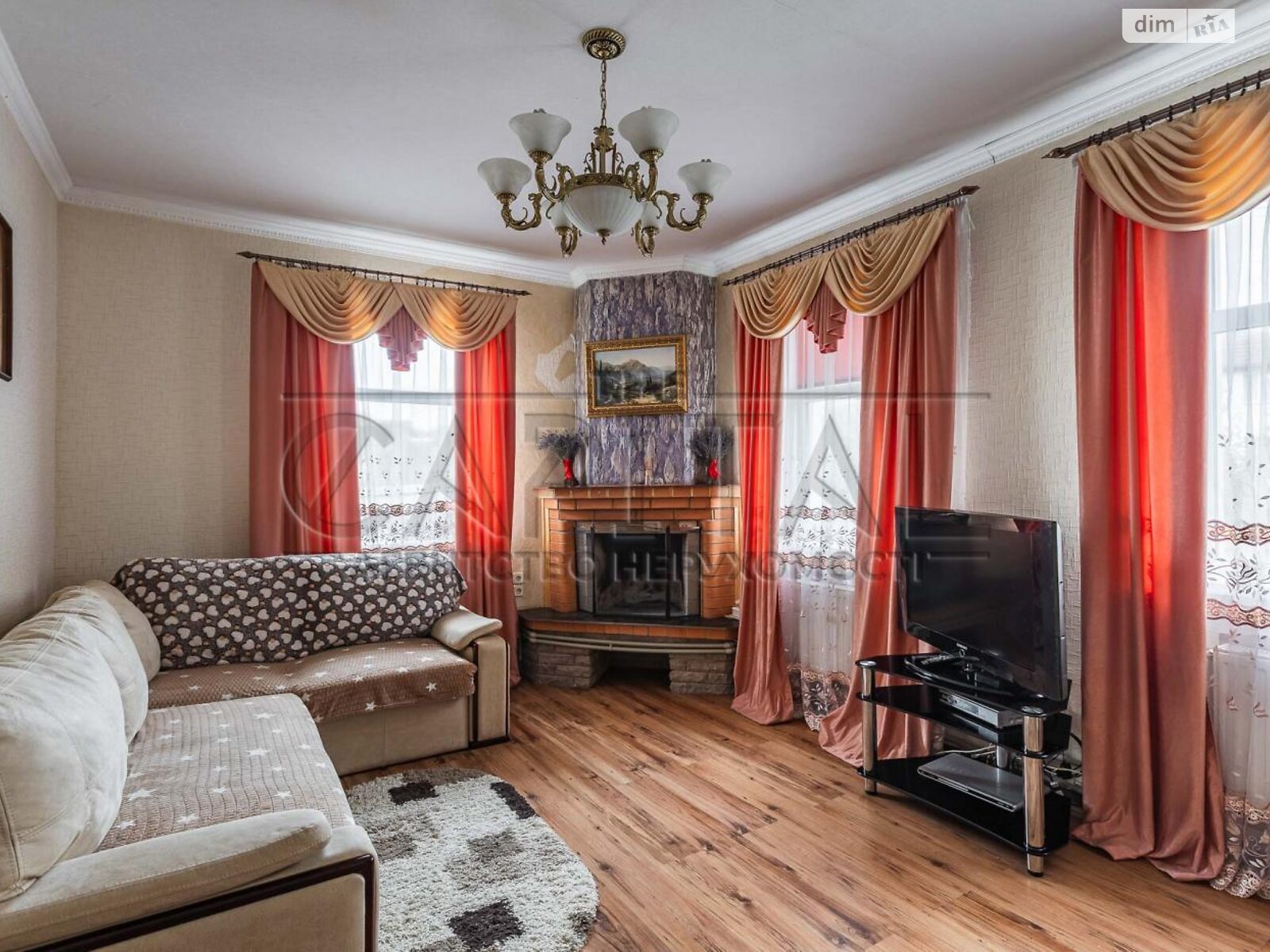 двухэтажный дом с гаражом, 140 кв. м, кирпич. Продажа в Хотове фото 1