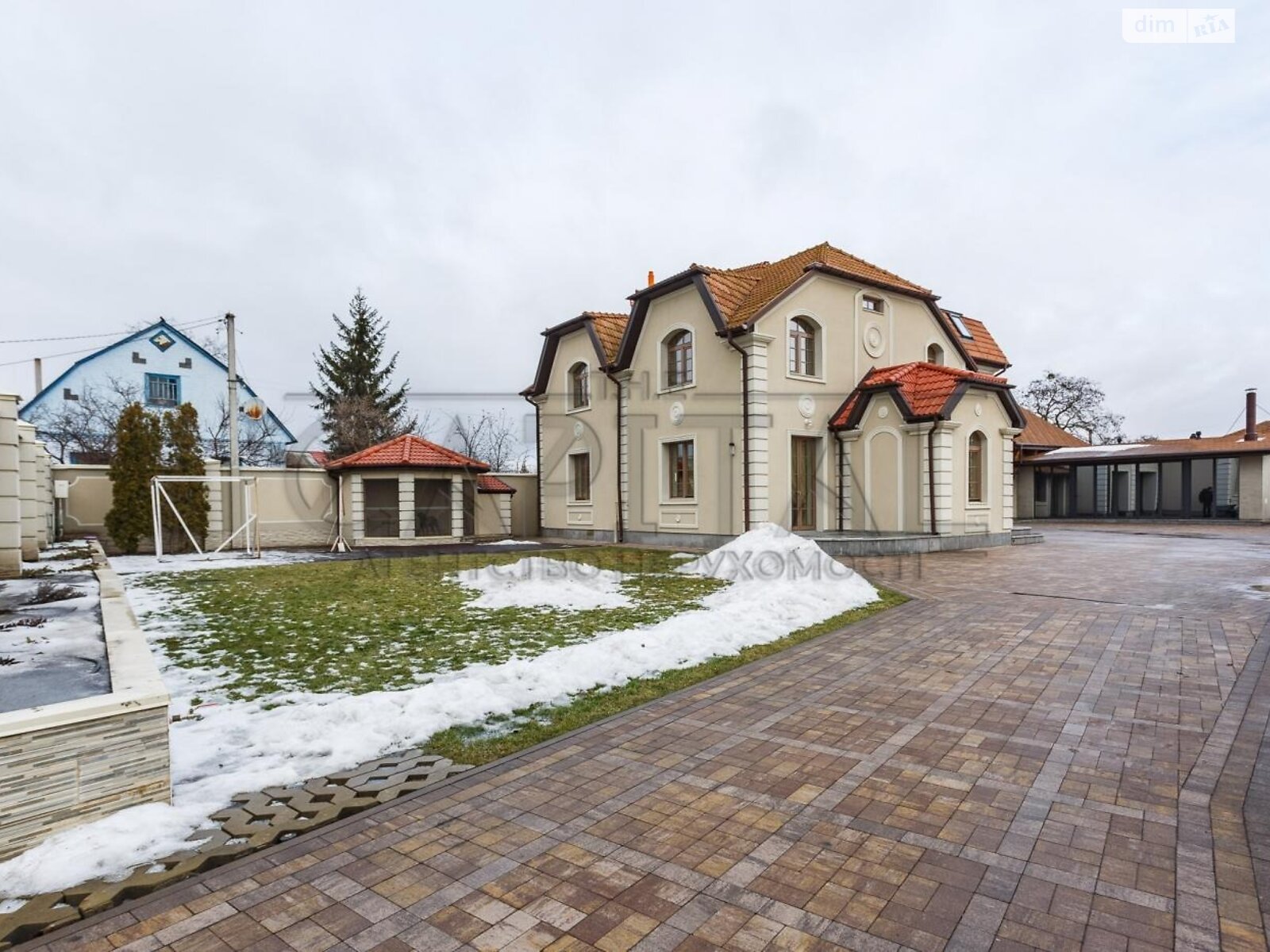 триповерховий будинок з гаражем, 365 кв. м, цегла. Продаж у Хотянівці фото 1