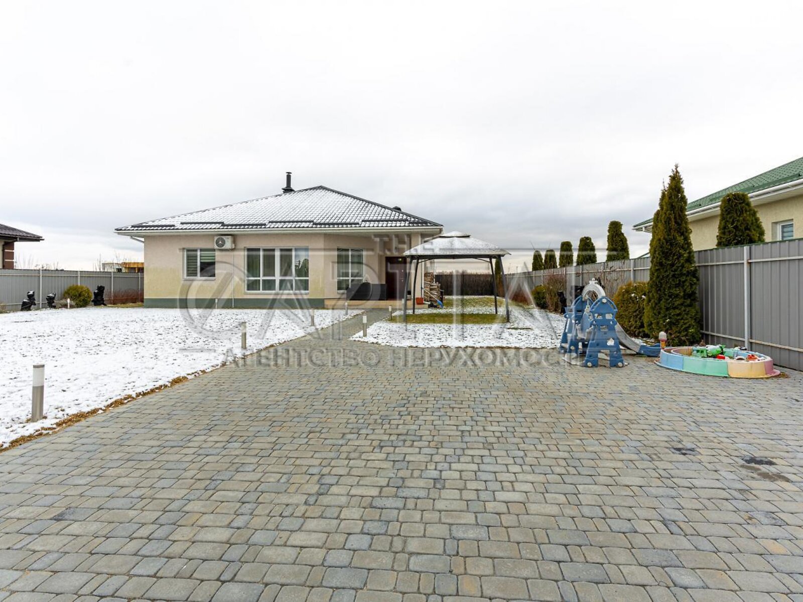 одноповерховий будинок з опаленням, 125.1 кв. м, цегла. Продаж у Хотянівці фото 1 одноповерховий будинок з опаленням, 125.1 кв. м, цегла. Продаж у Хотянівці фото 1