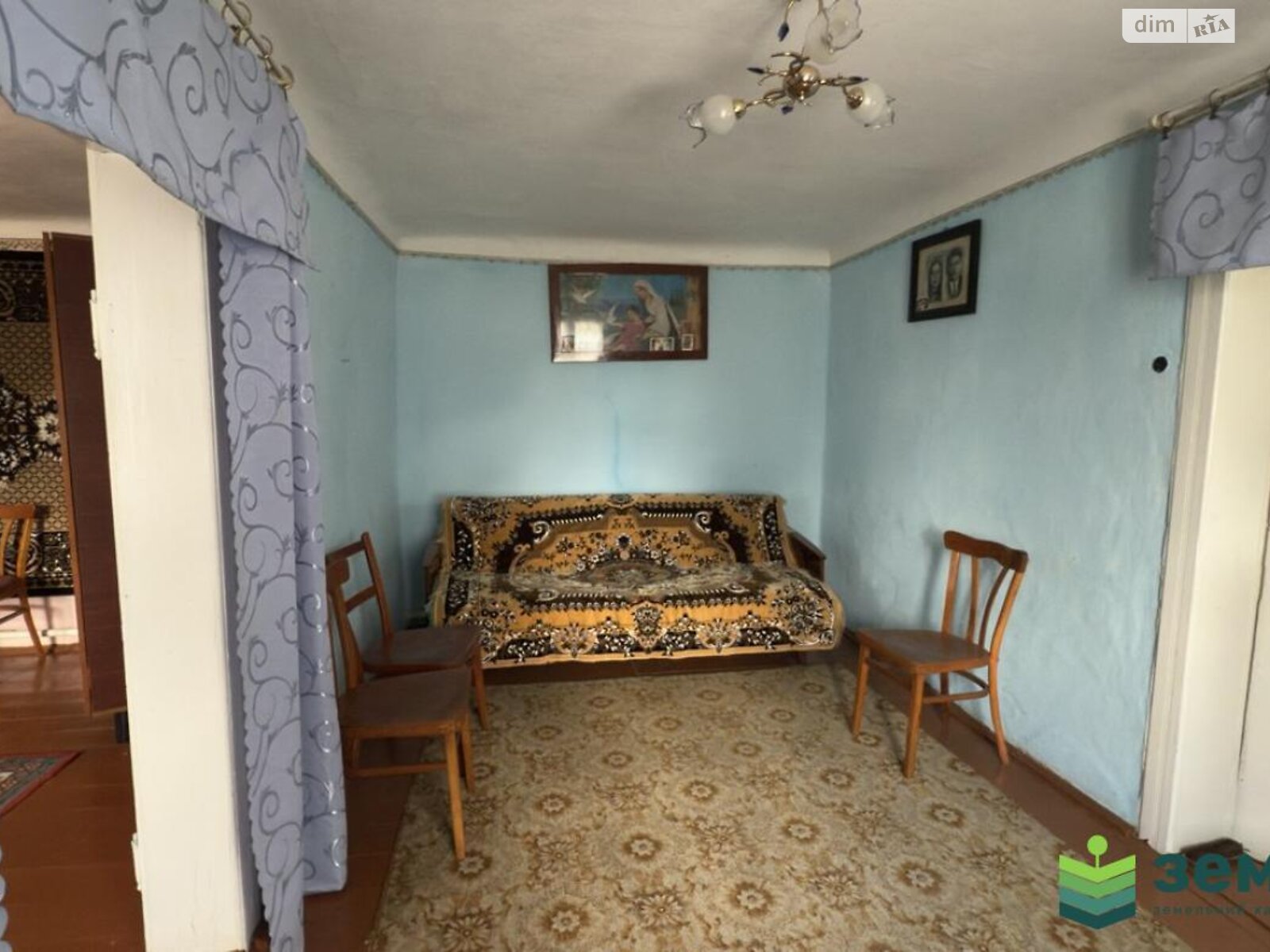 одноповерховий будинок, 66.3 кв. м, глинобитний. Продаж у Хриплині фото 1 одноповерховий будинок, 66.3 кв. м, глинобитний. Продаж у Хриплині фото 1